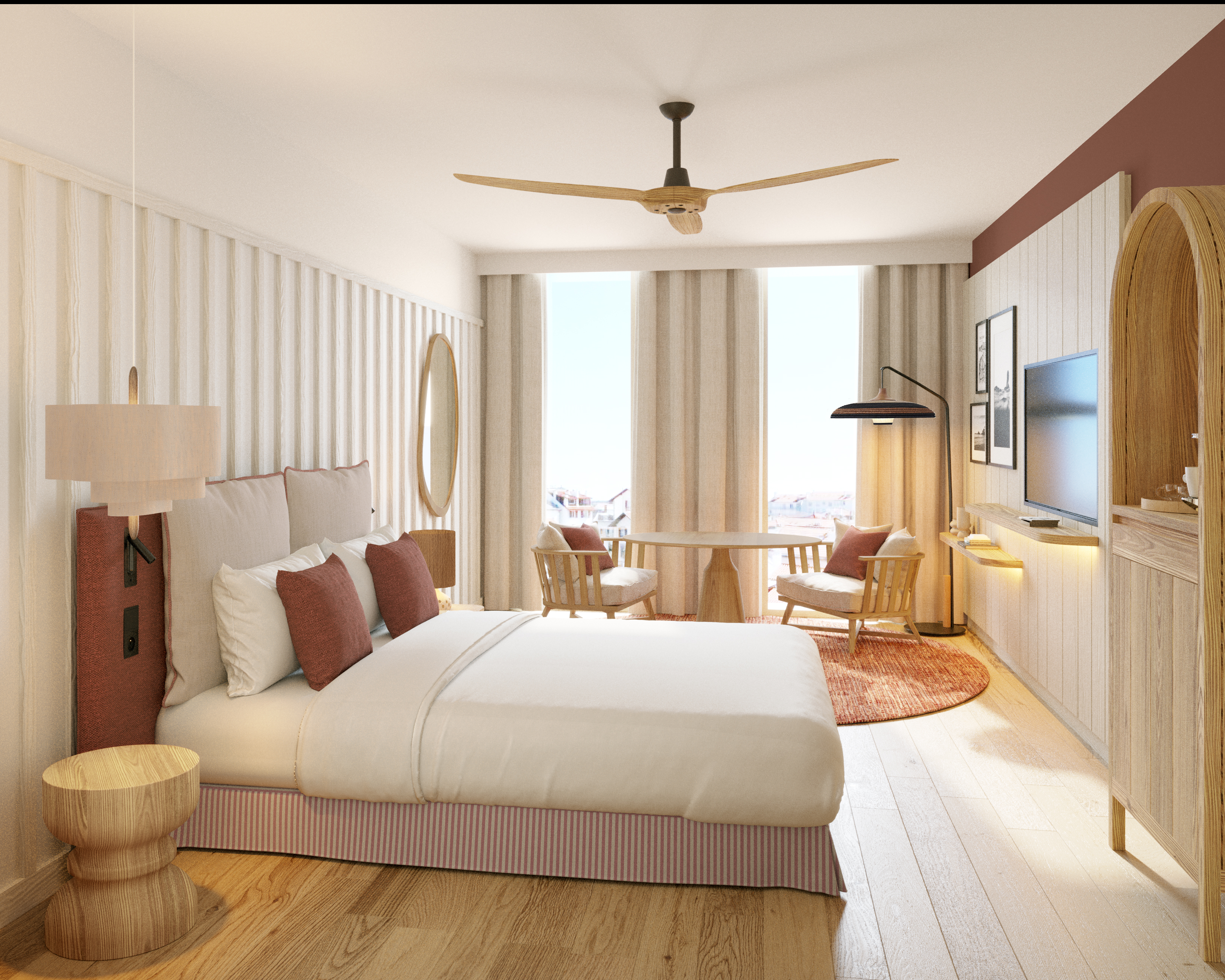 JUNIOR SUITE, KING BED, OCEAN VIEW, SOFA