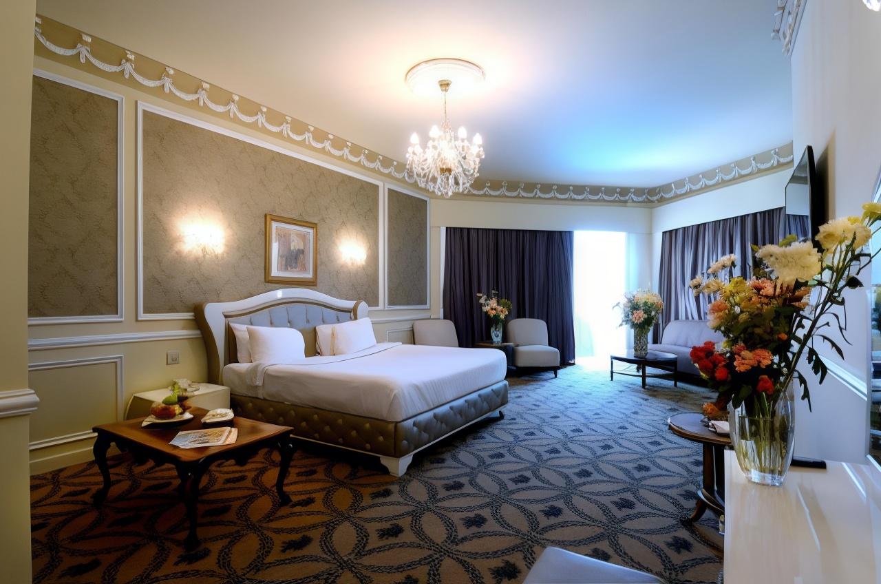 Royal, Paradise, Suite, King Bed, Partial Sea View, Pool View, Sofa