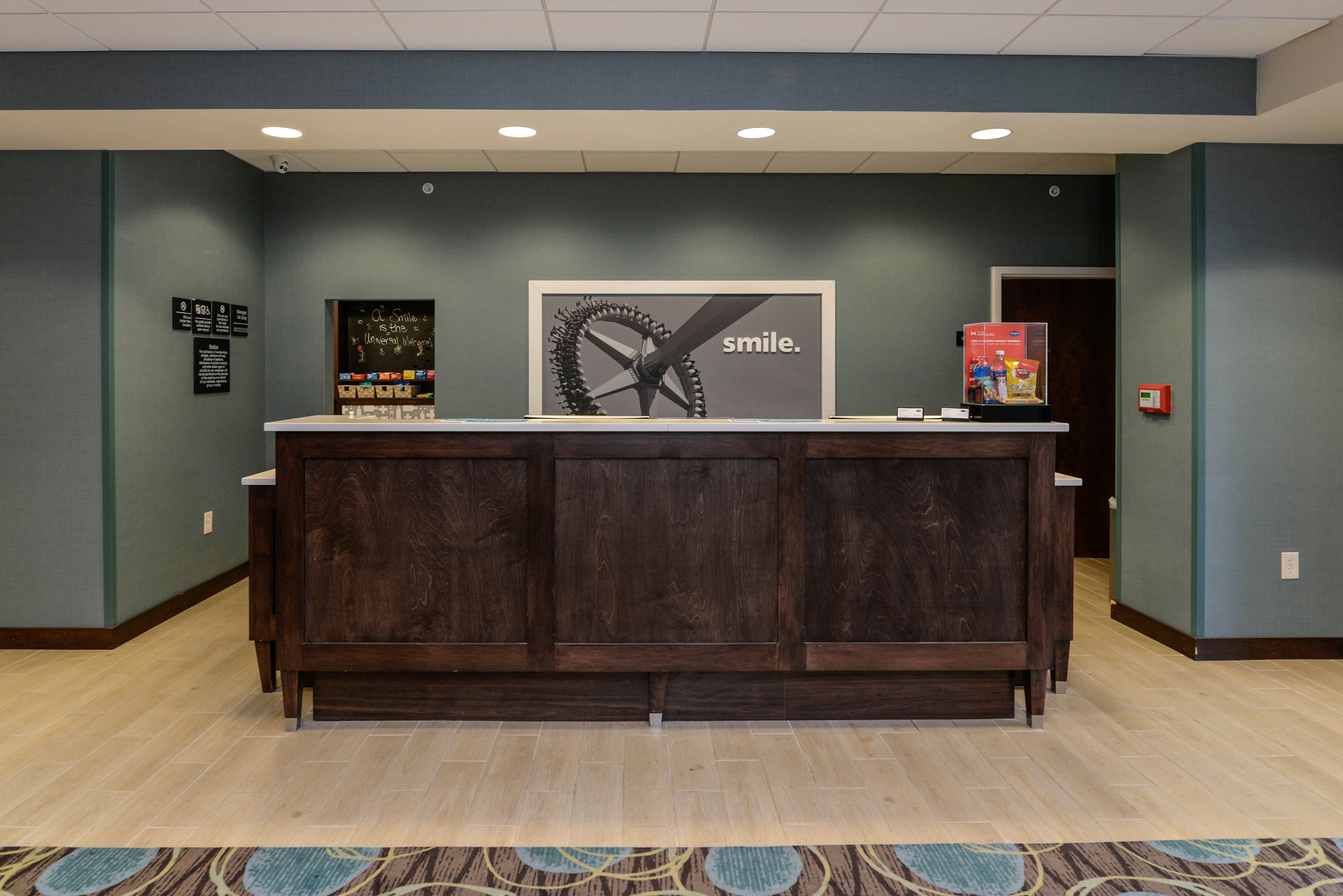 Lobby at HAMPTON INN BRIGHTON MI, BRIGHTON - MI