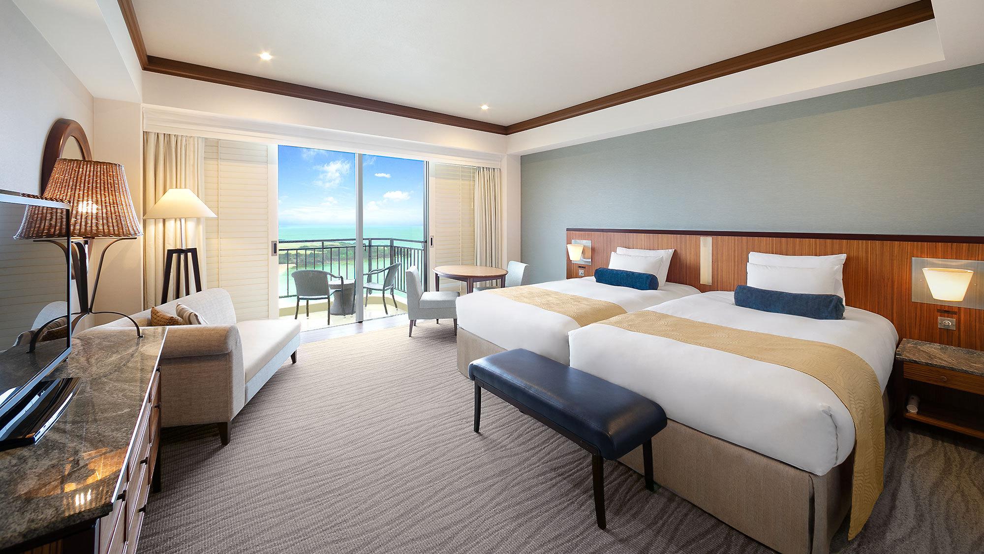 Room, Twin Beds, Ocean View, North Wing, High Floor