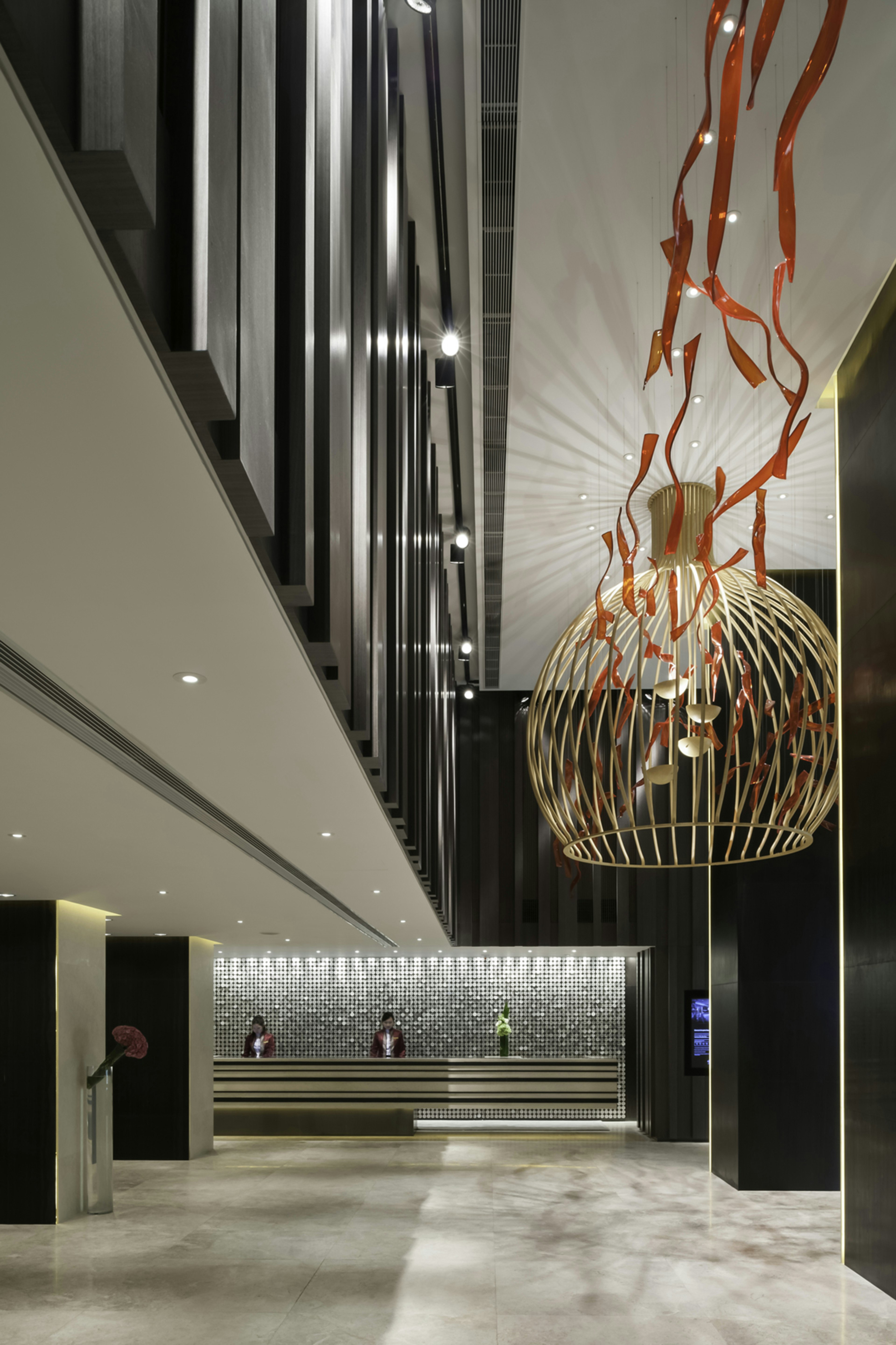 Lobby at Gateway Hotel, HONG KONG