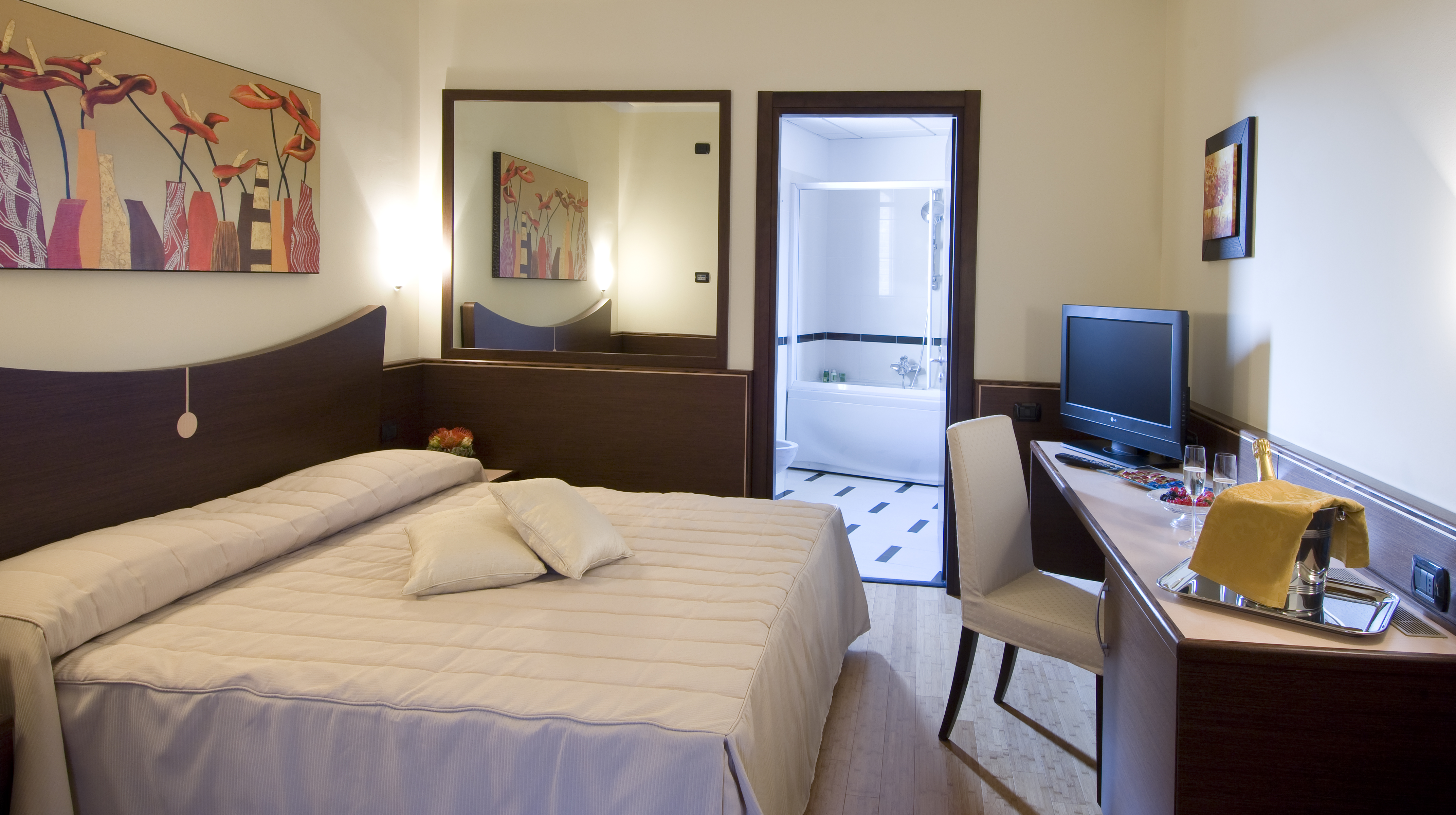 غرفة قياسية بسرير مزدوج، As Hotel Cambiago 2/3
