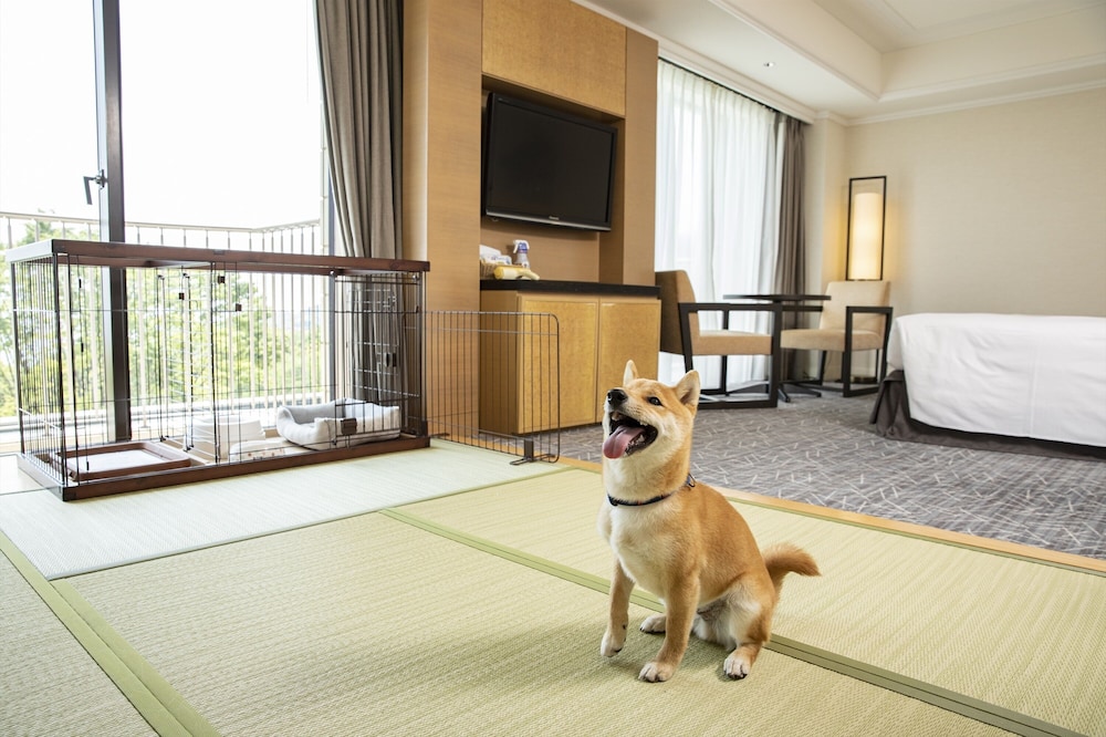غرفة بسريرين منفصلين يُسمح فيها بالحيوانات الأليفة، Hilton Odawara Resort And Spa 2/3