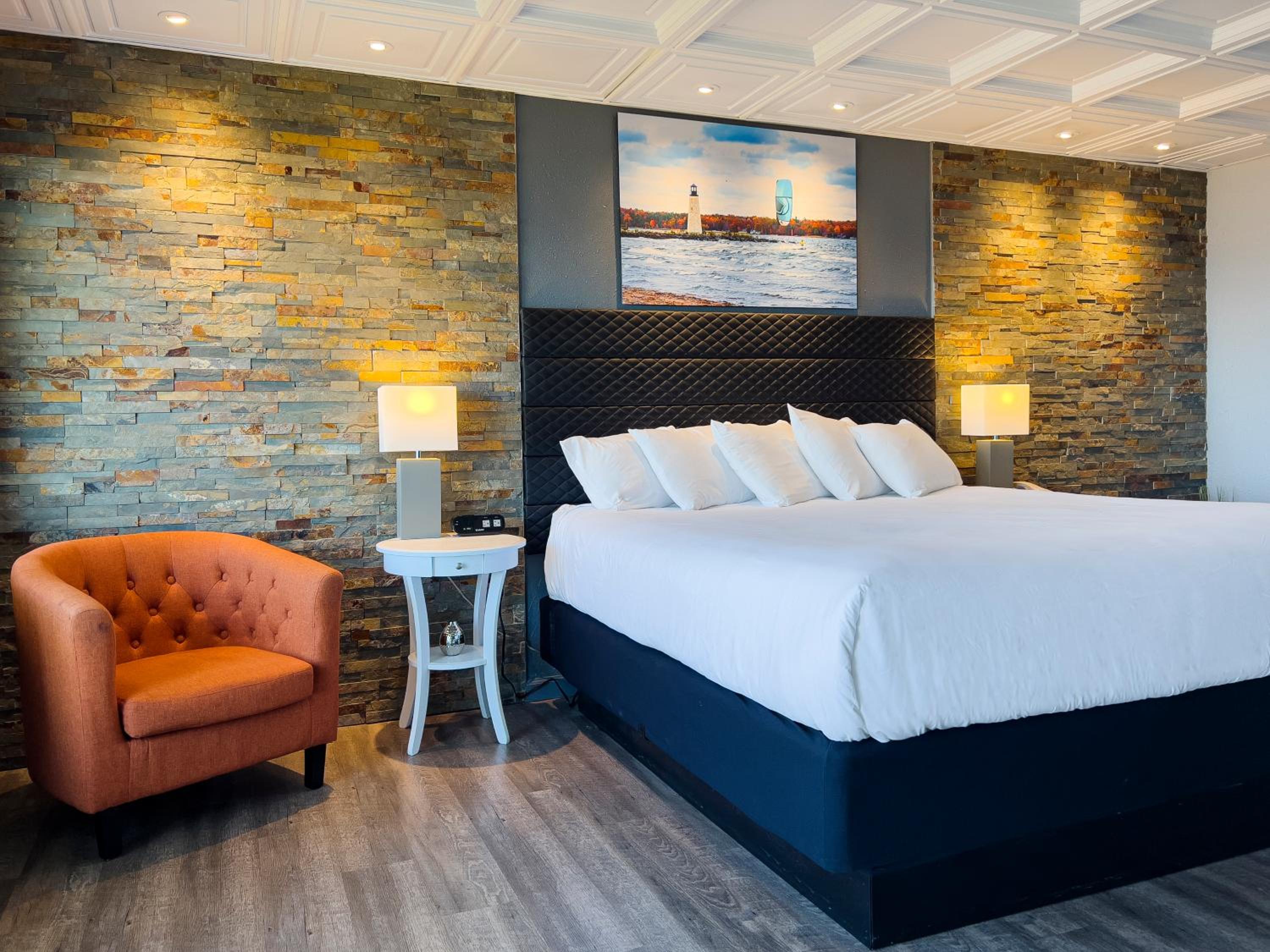 Tower, King Bed, Sofa