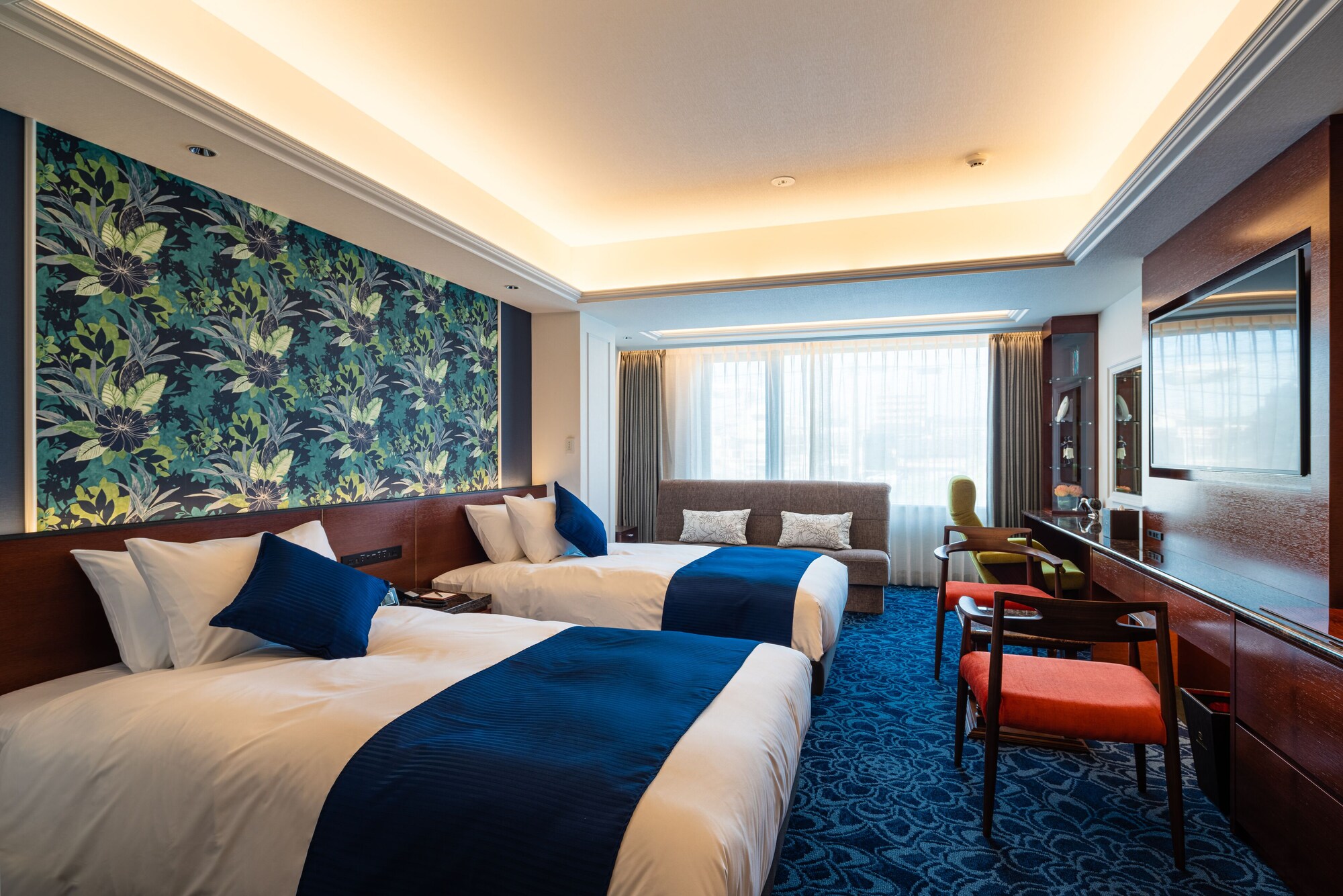 DELUXE, TWIN BEDS