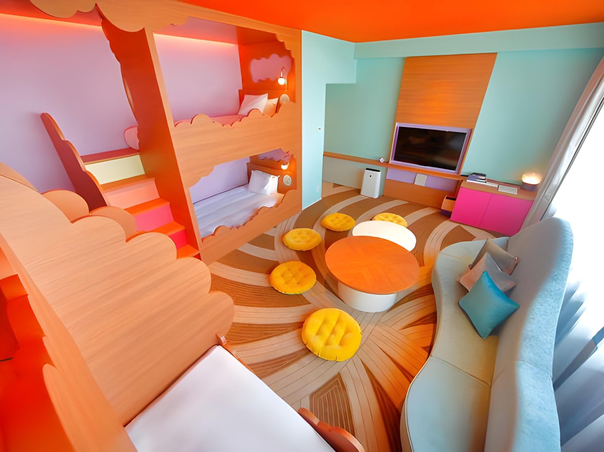 Rainbow, 6 Bunk Beds