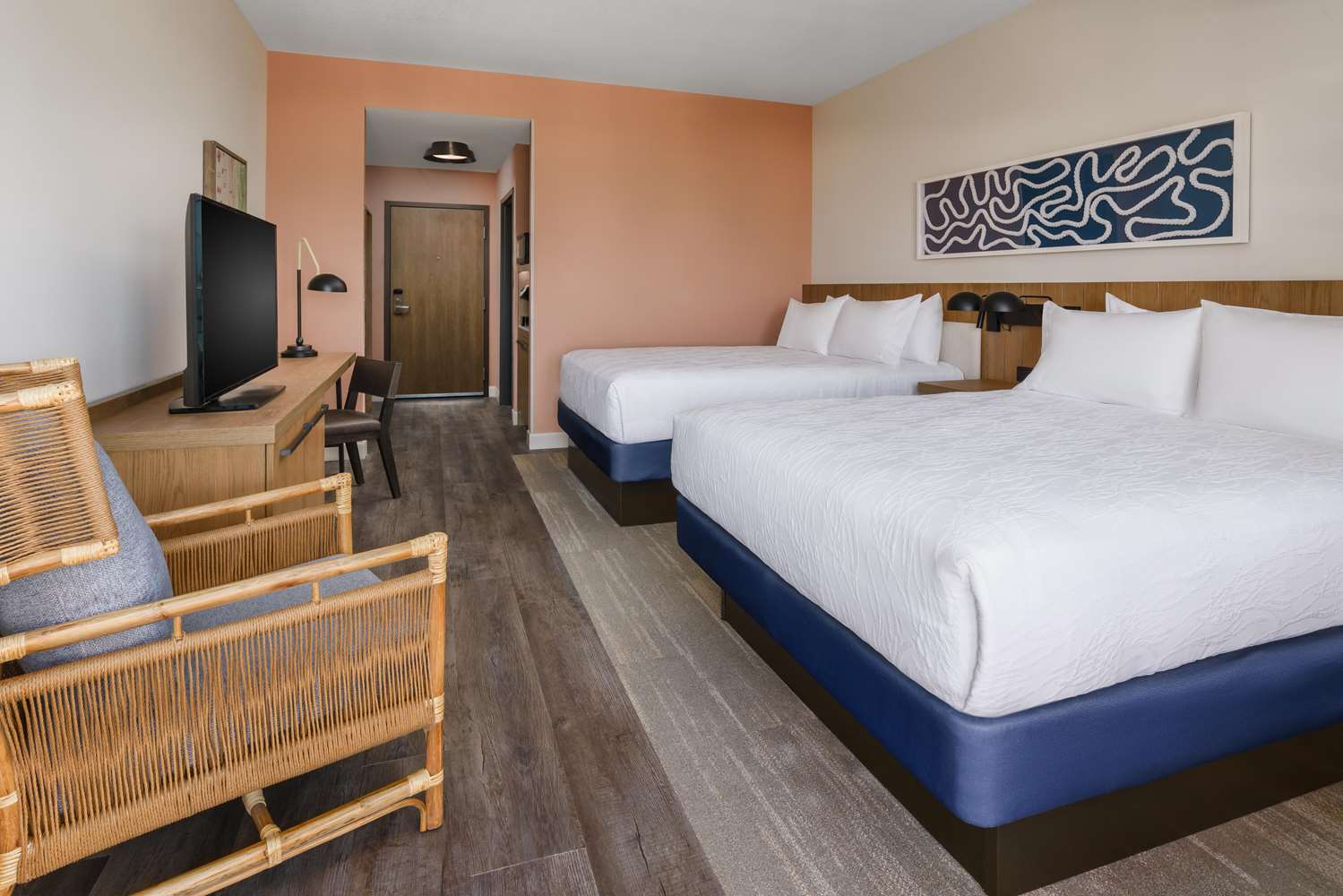 Room, 2 Queen Beds, Partial View