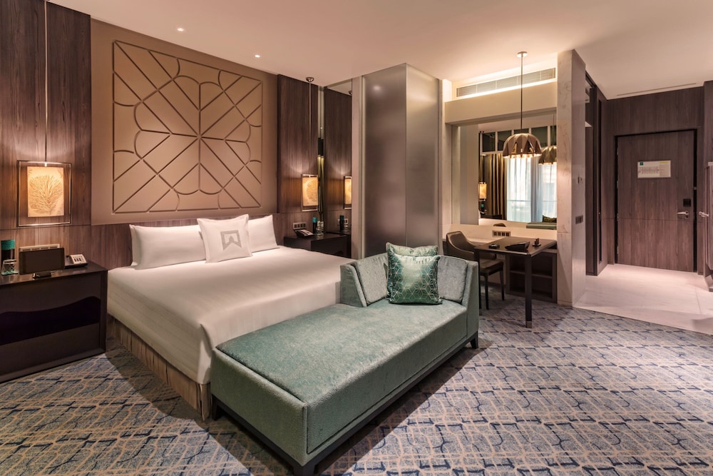 غرفة كلوب تنفيذية بسرير كوين بإطلالة على المدينة، Itc Kohenur A Luxury Collection Hotel Hyderabad 2/4