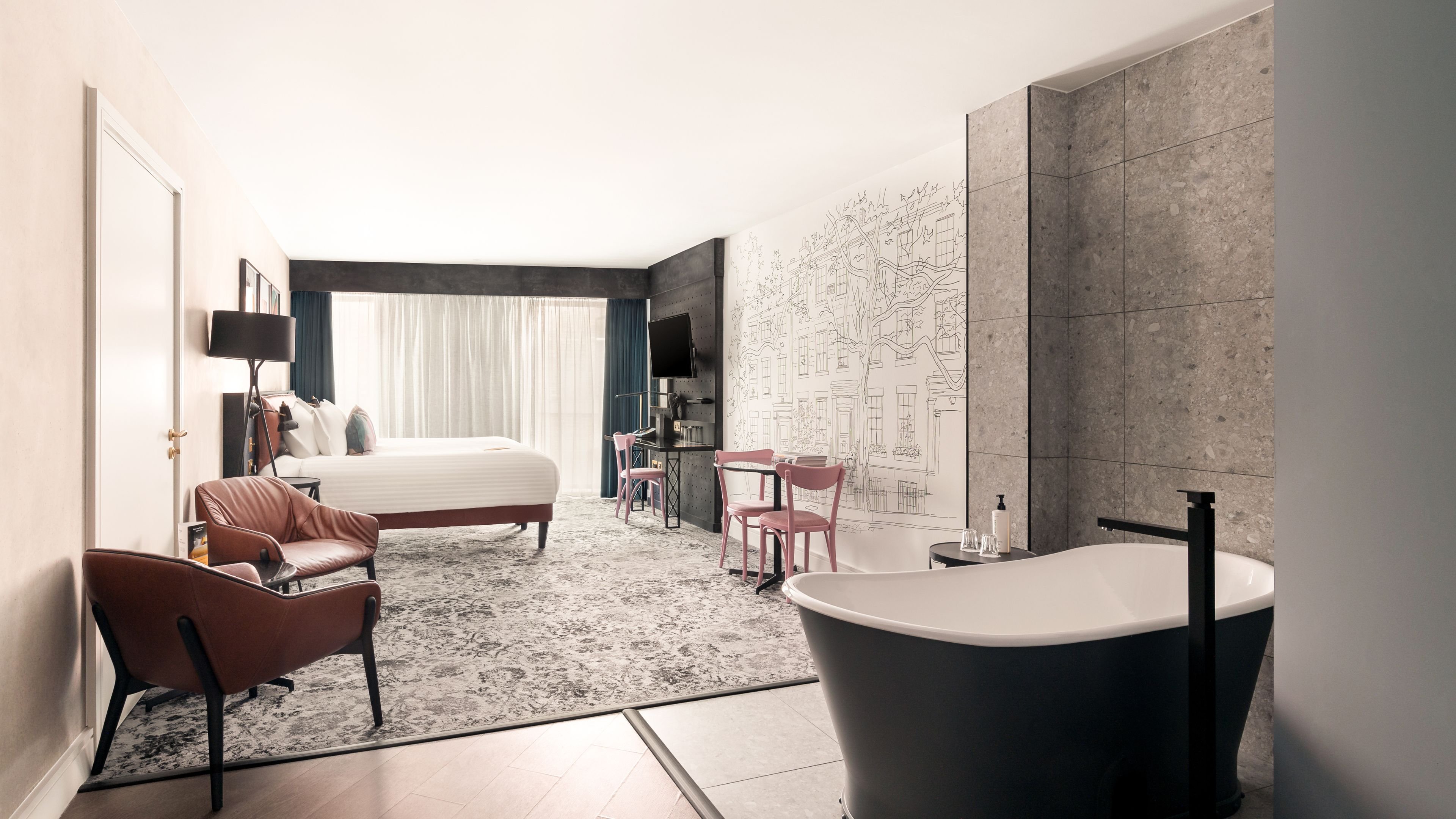 جناح بسرير كينج بحوض استحمام، voco Manchester - City Centre, an IHG Hotel 5/5