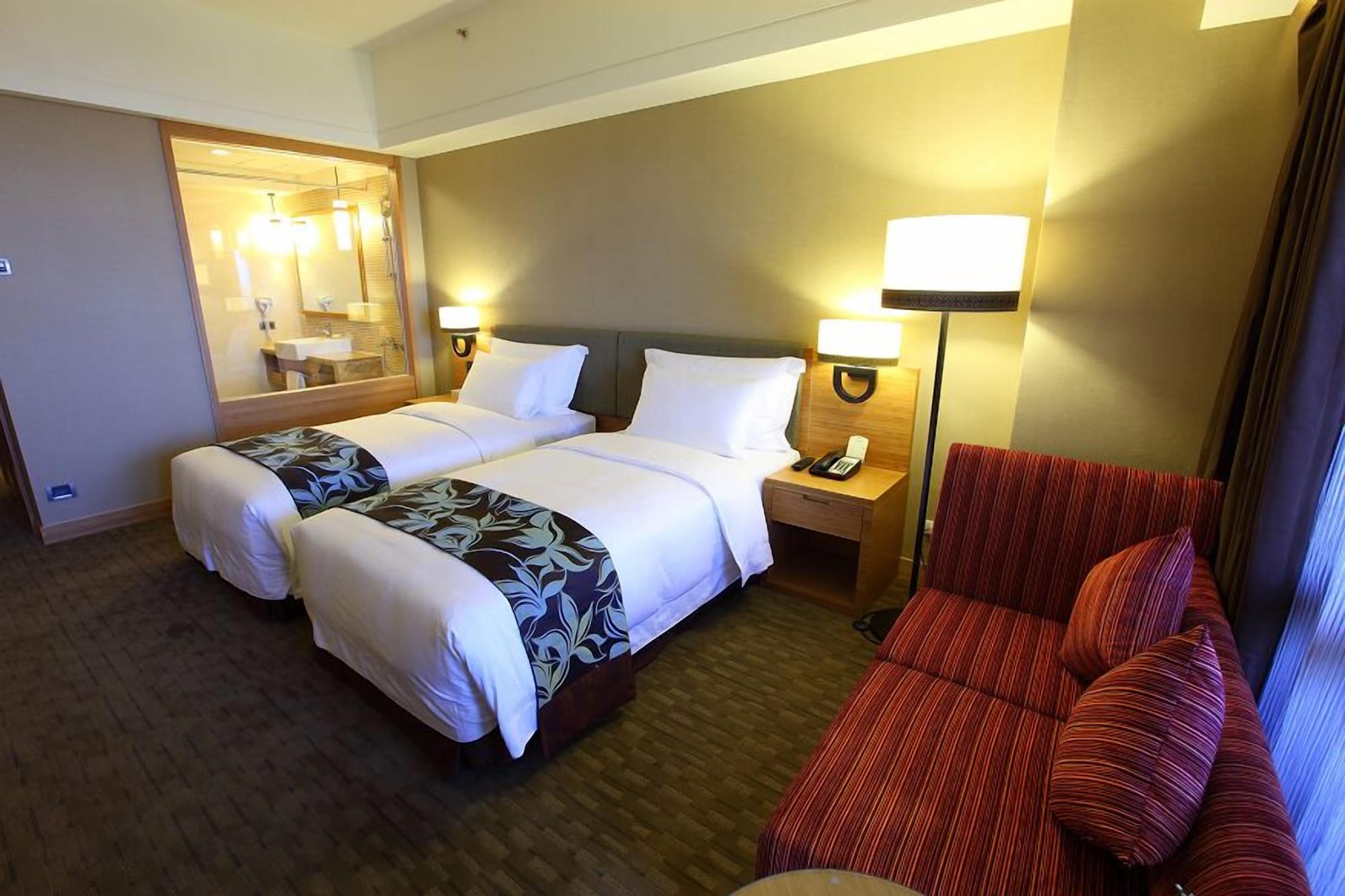 غرفة سوبيريور بسريرين منفصلين بإطلالة على البحر، FULLON HOTEL HUALIEN 7/10