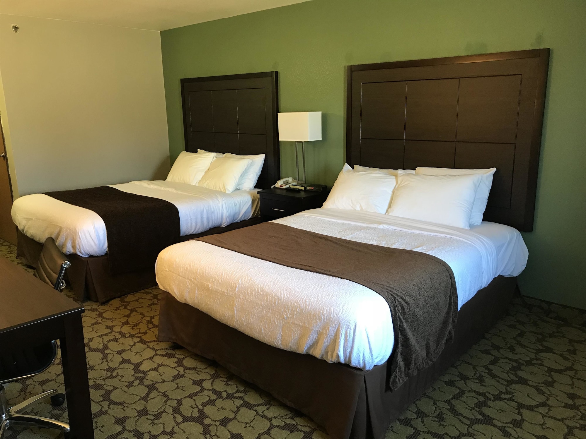 Standard, 1 Double and 2 Queen Beds