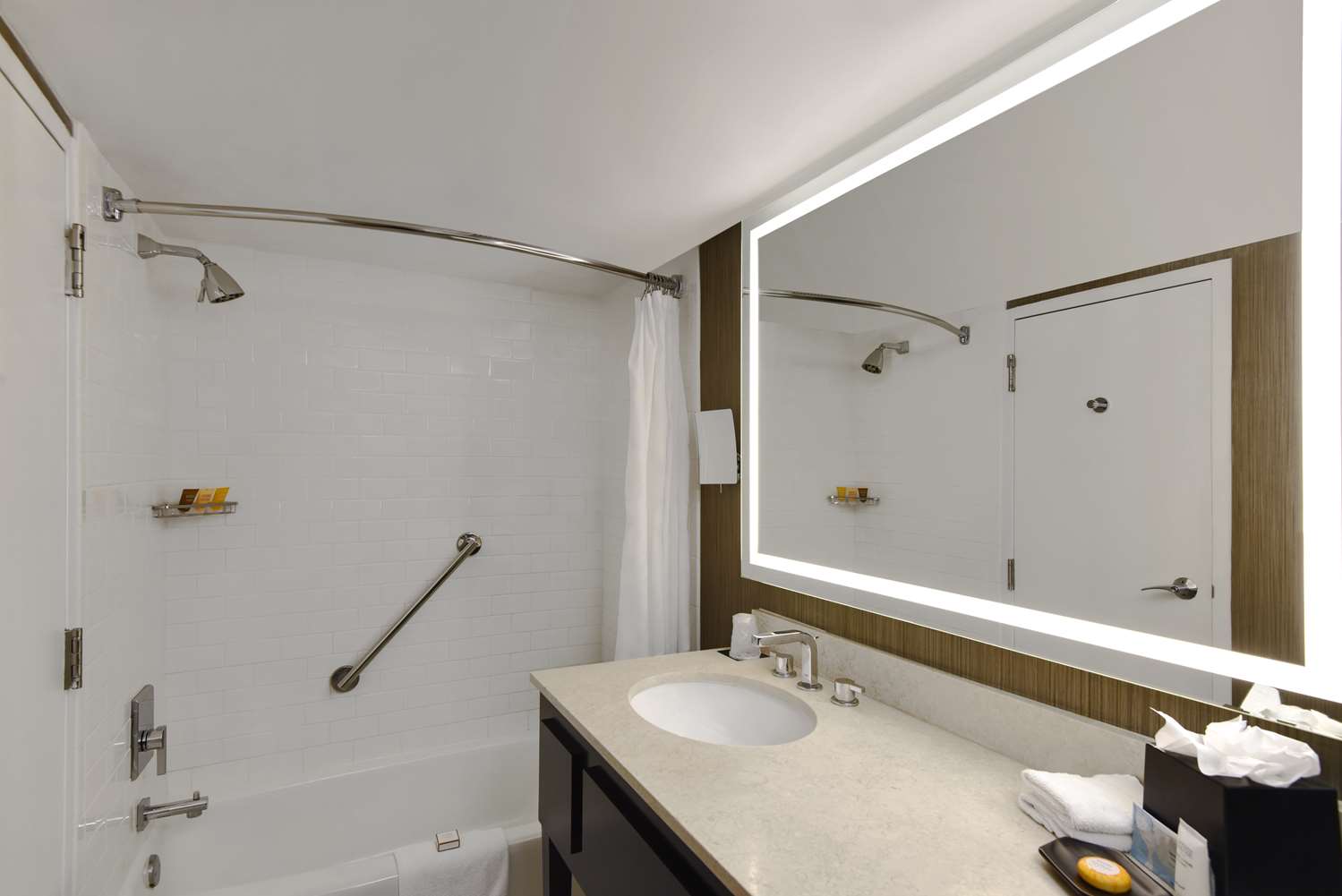 غرفة بسرير كينج بحوض استحمام لذوي الإعاقة، Hotel Tampa Riverwalk 3/3