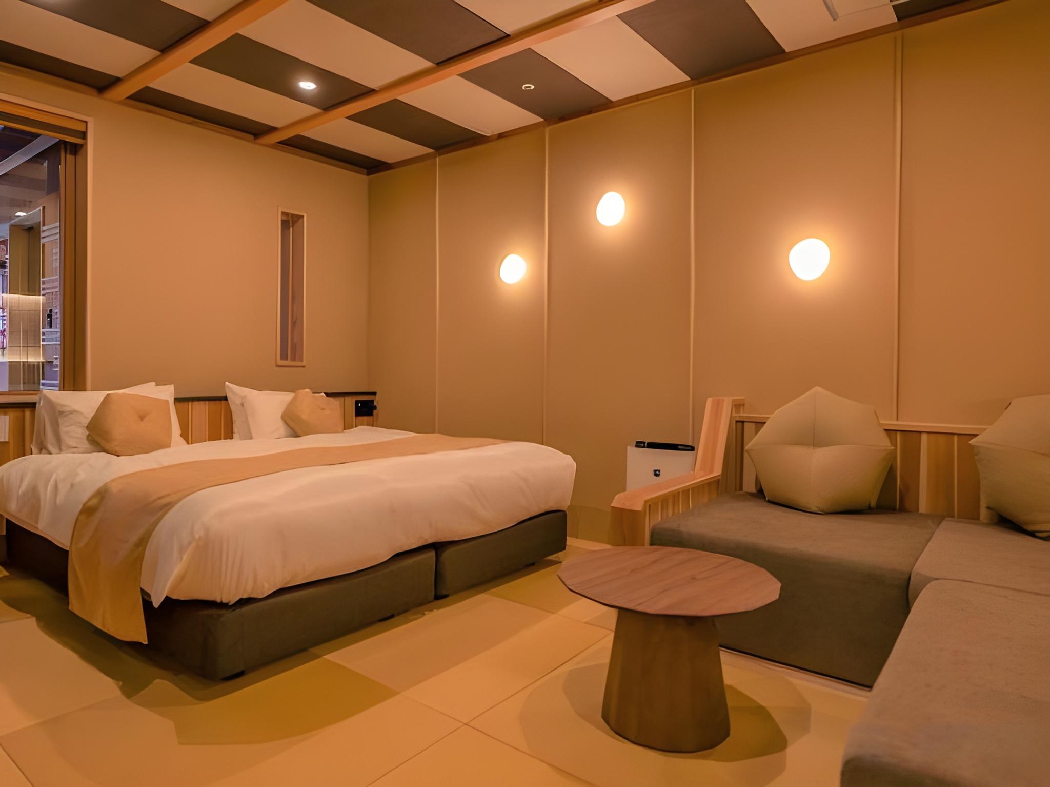 Toryukan, Guest Room, King Bed, Sauna, Outdoor Bath