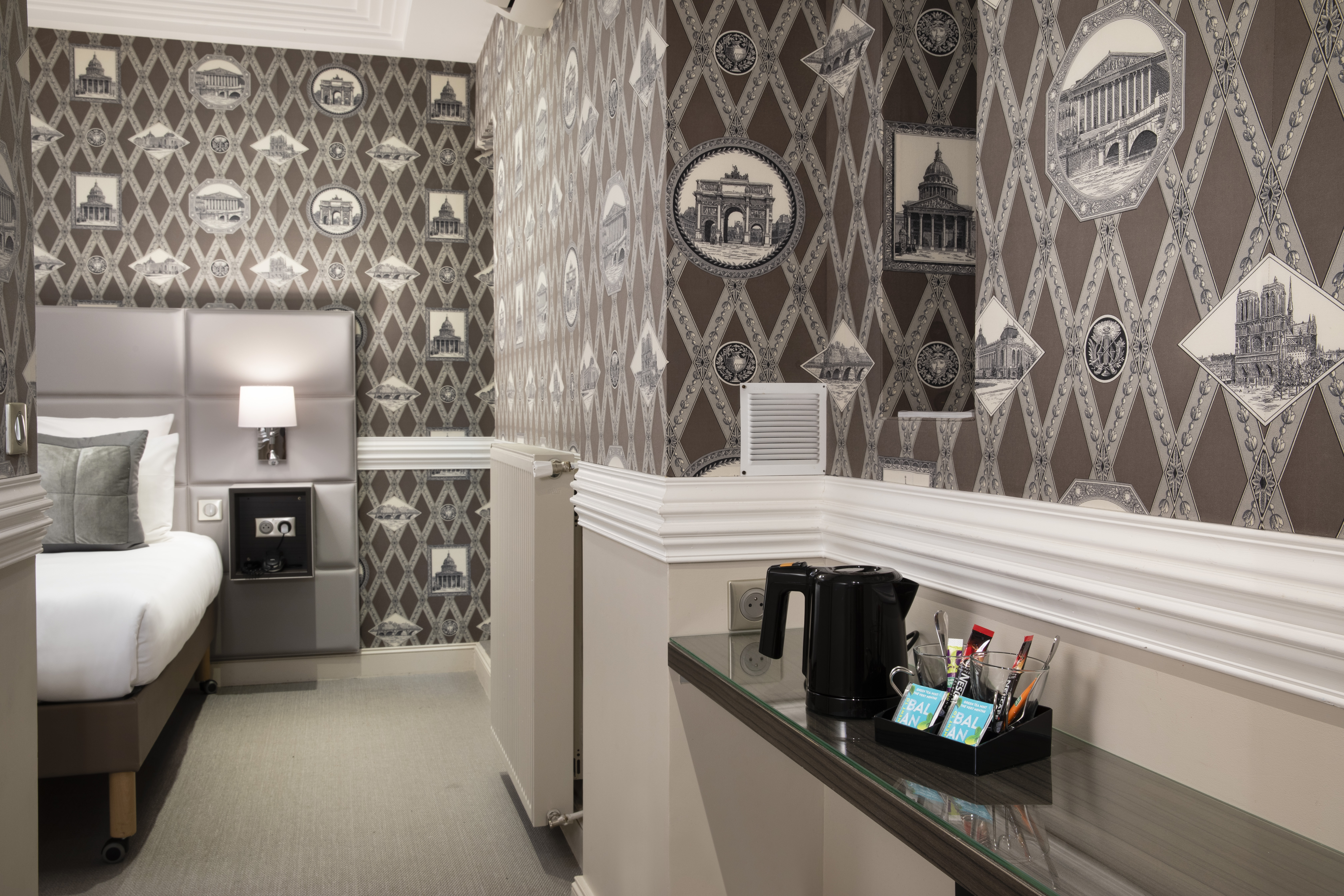 غرفة قياسية بسريرين منفصلين، Elysees Hotel 7/8