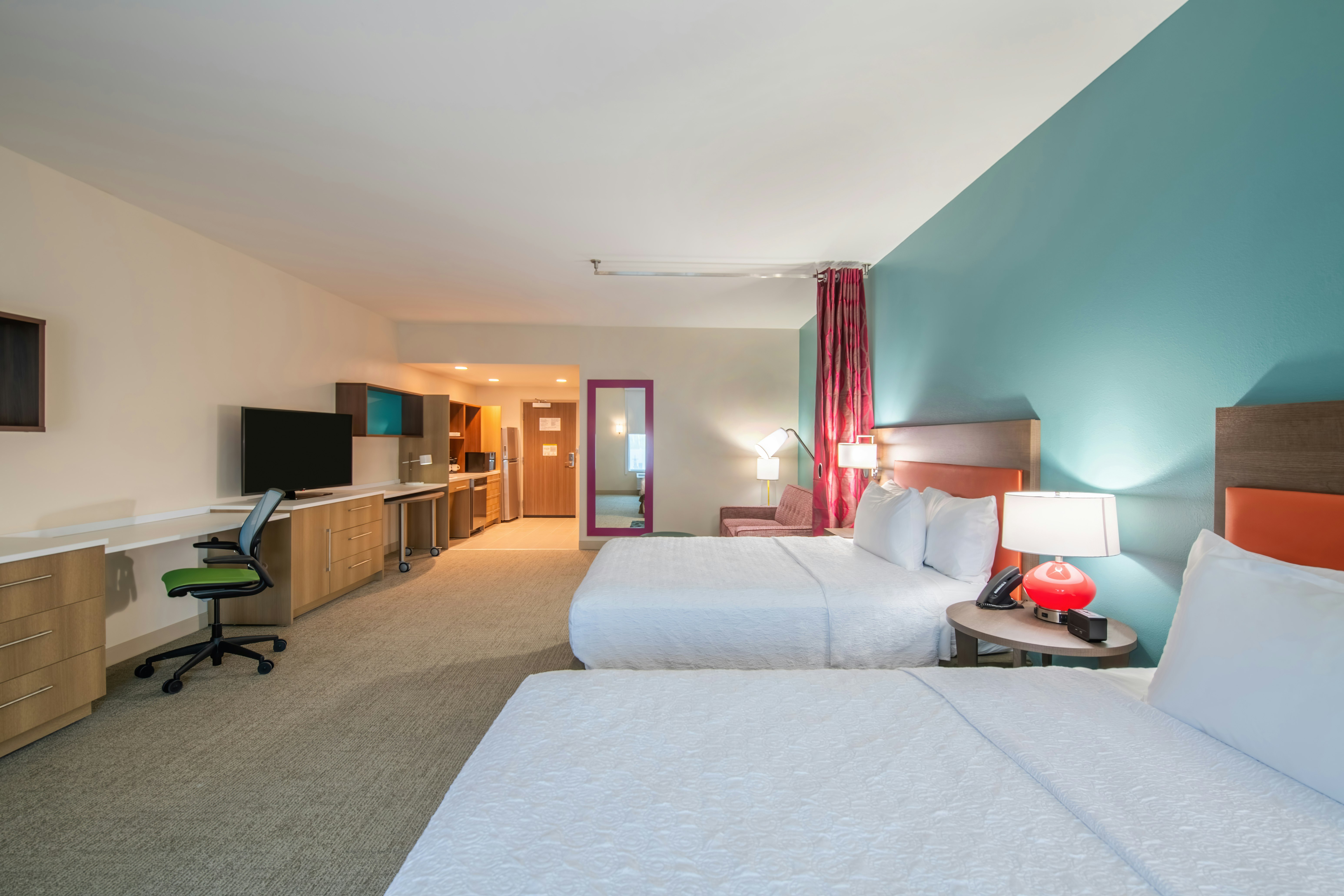 Studio, Suite, 2 Queen Beds, Accessible