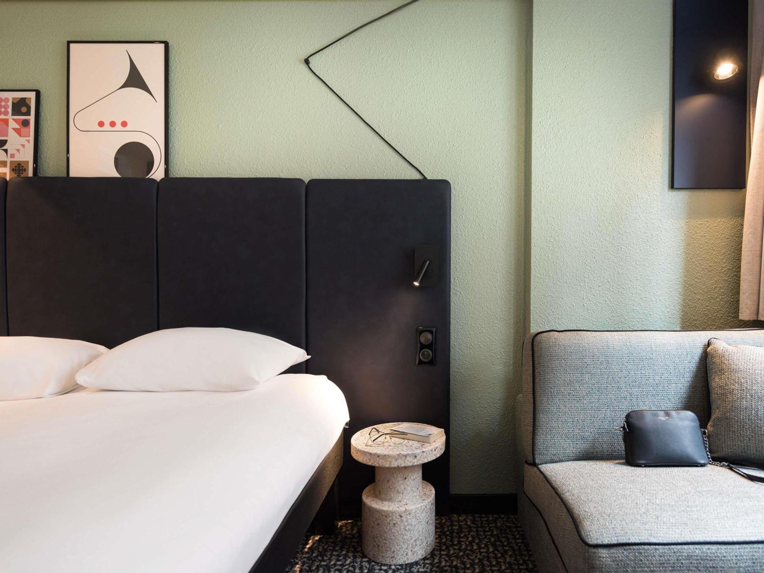 غرفة قياسية بسرير مزدوج وسرير فردي مع أريكة، ibis Paris Italie Tolbiac 13ème 6/7