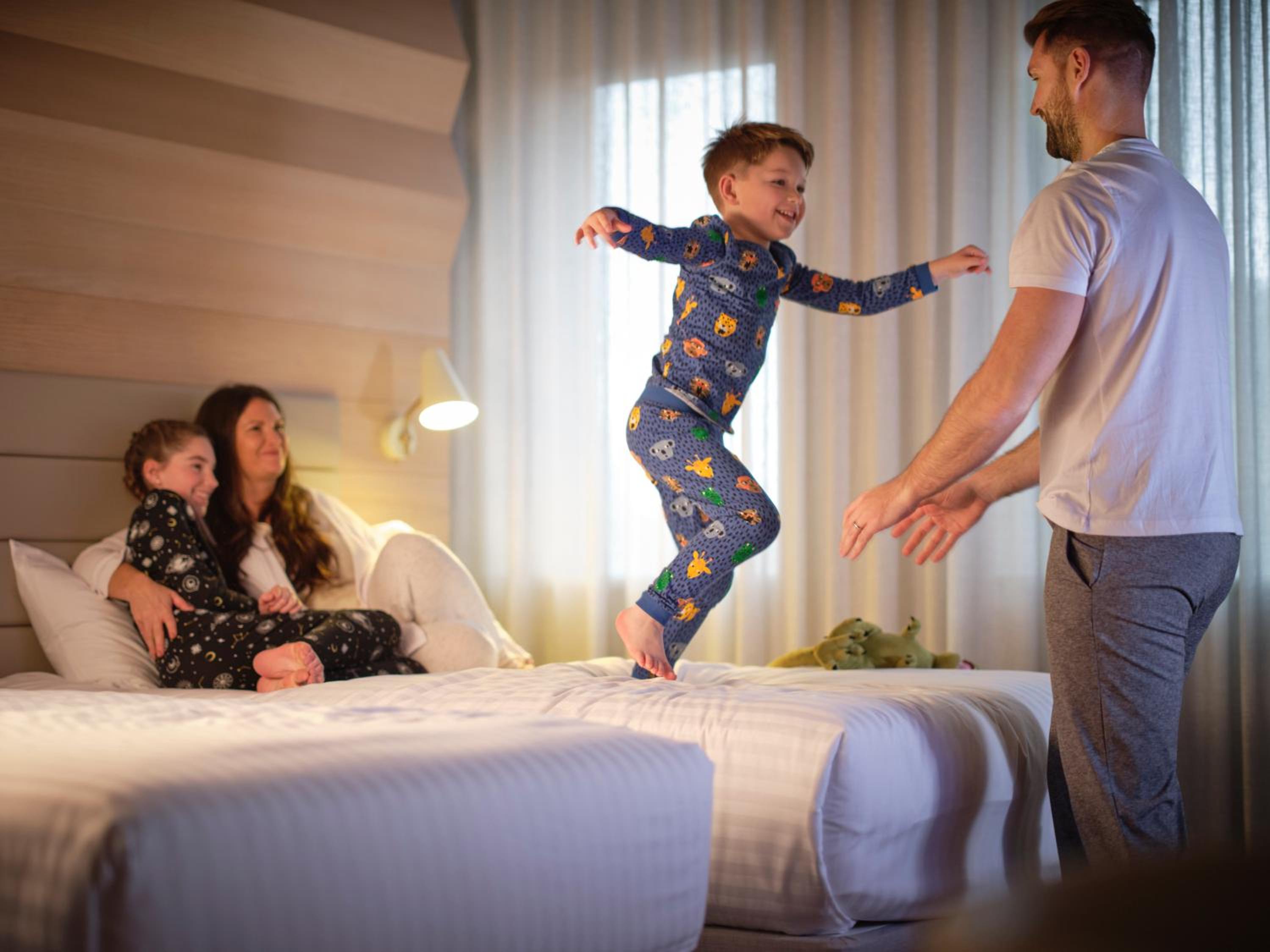 Family, King Bed, Sofa