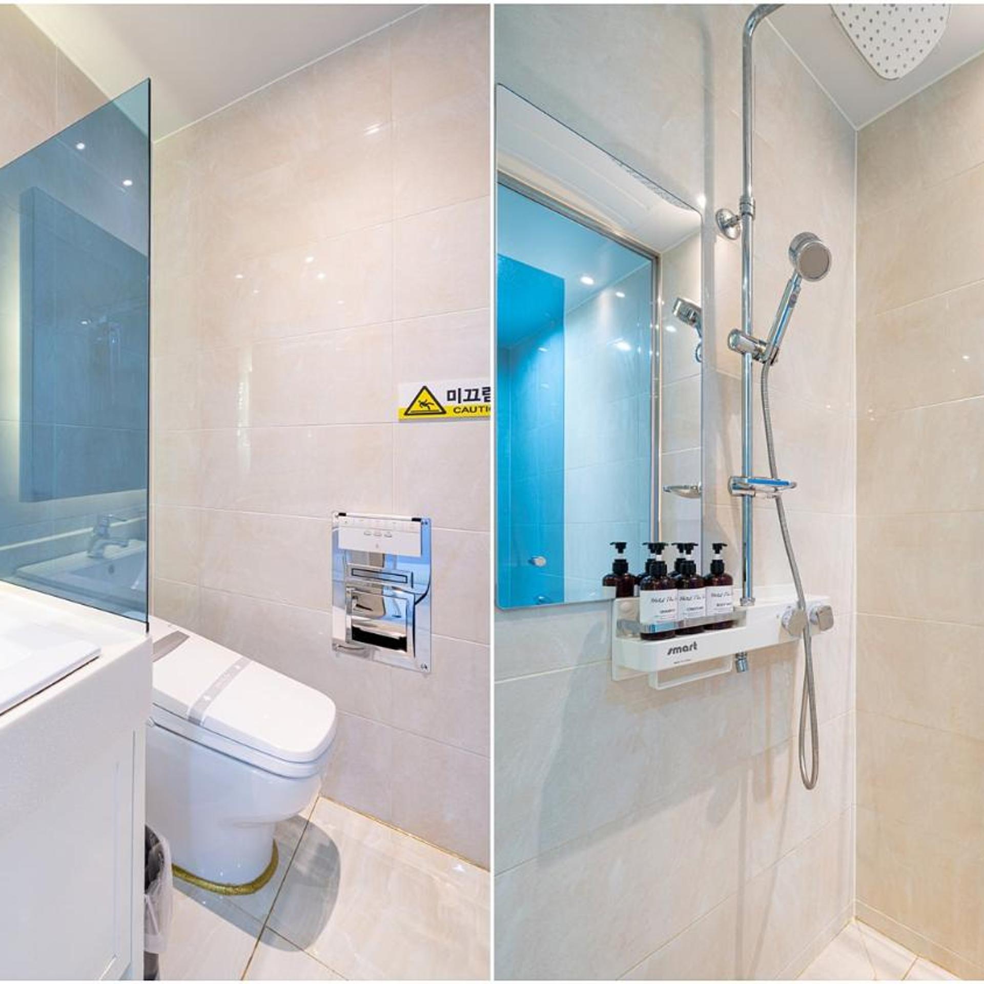 غرفة بريميوم بسرير مزدوج بإطلالة على البحر، Hotel The One Yeosu 7/10