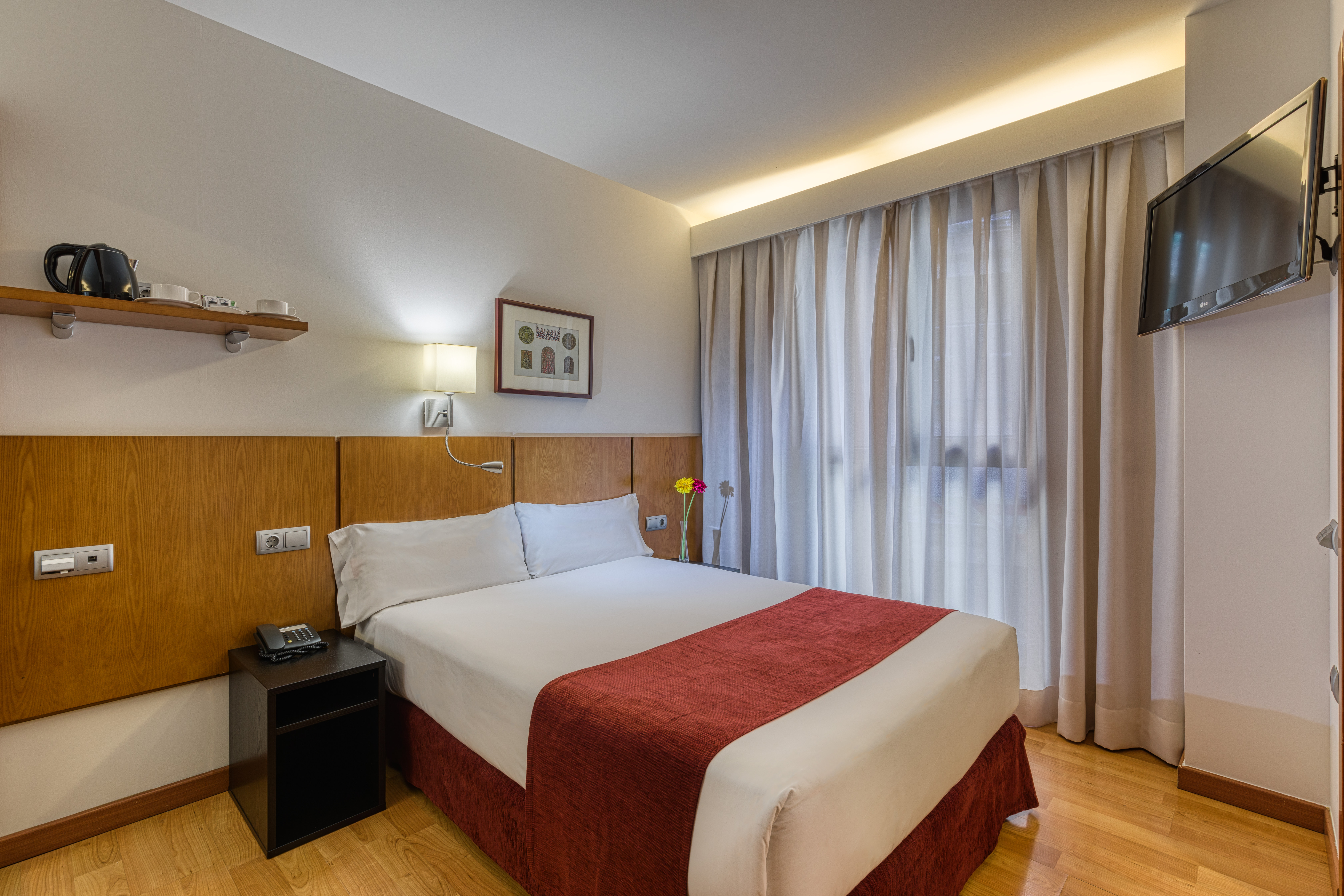 Standard, Single, Double Bed