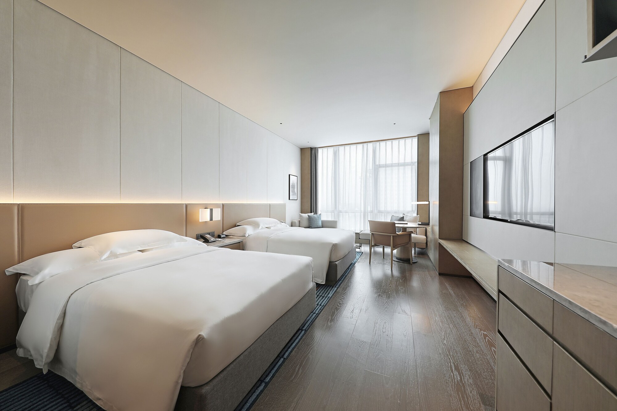 Executive, 2 Double Beds, City View