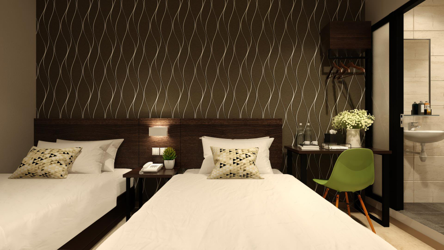 Room, Twin Beds, No View