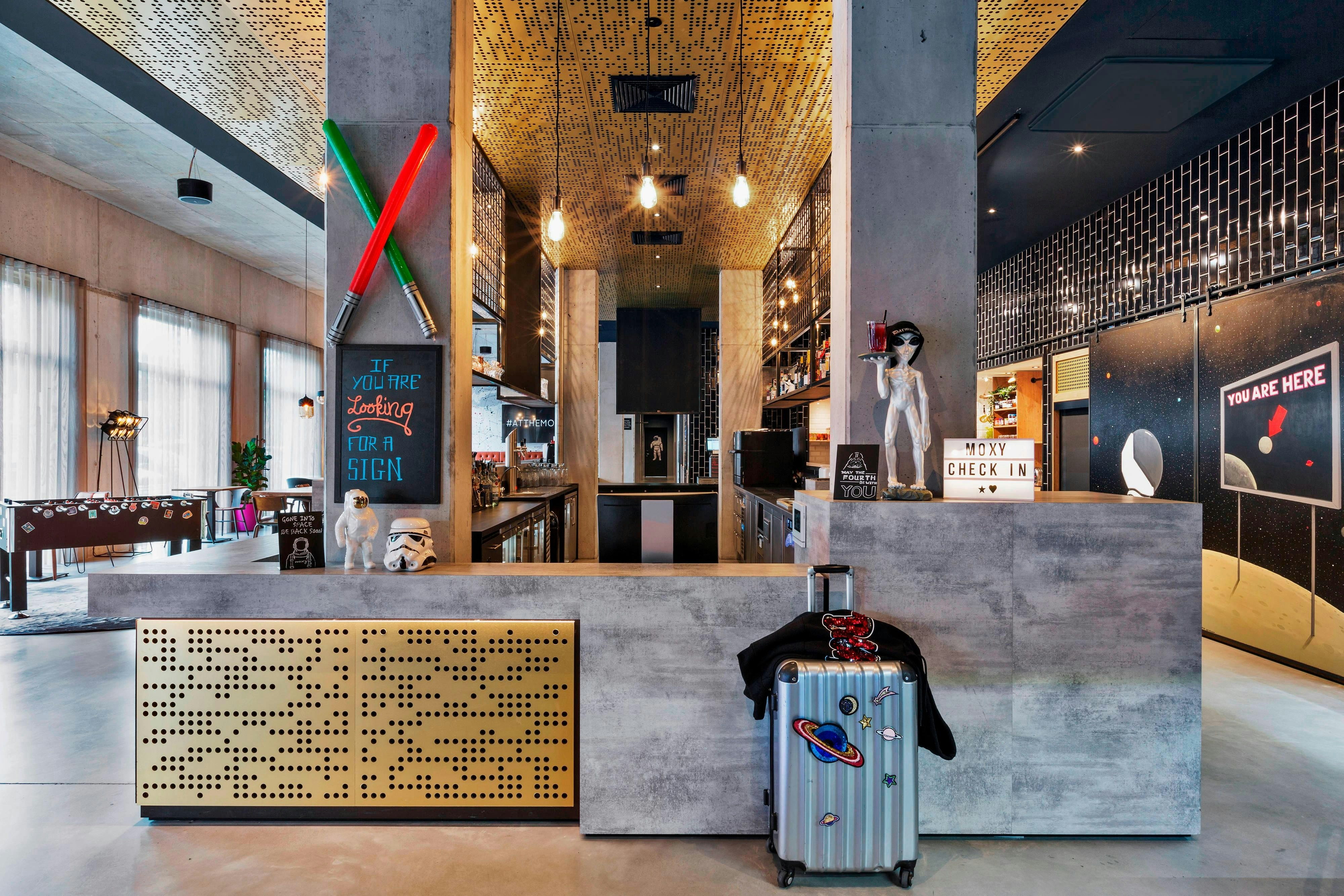 Lobby at Moxy Darmstadt, DARMSTADT