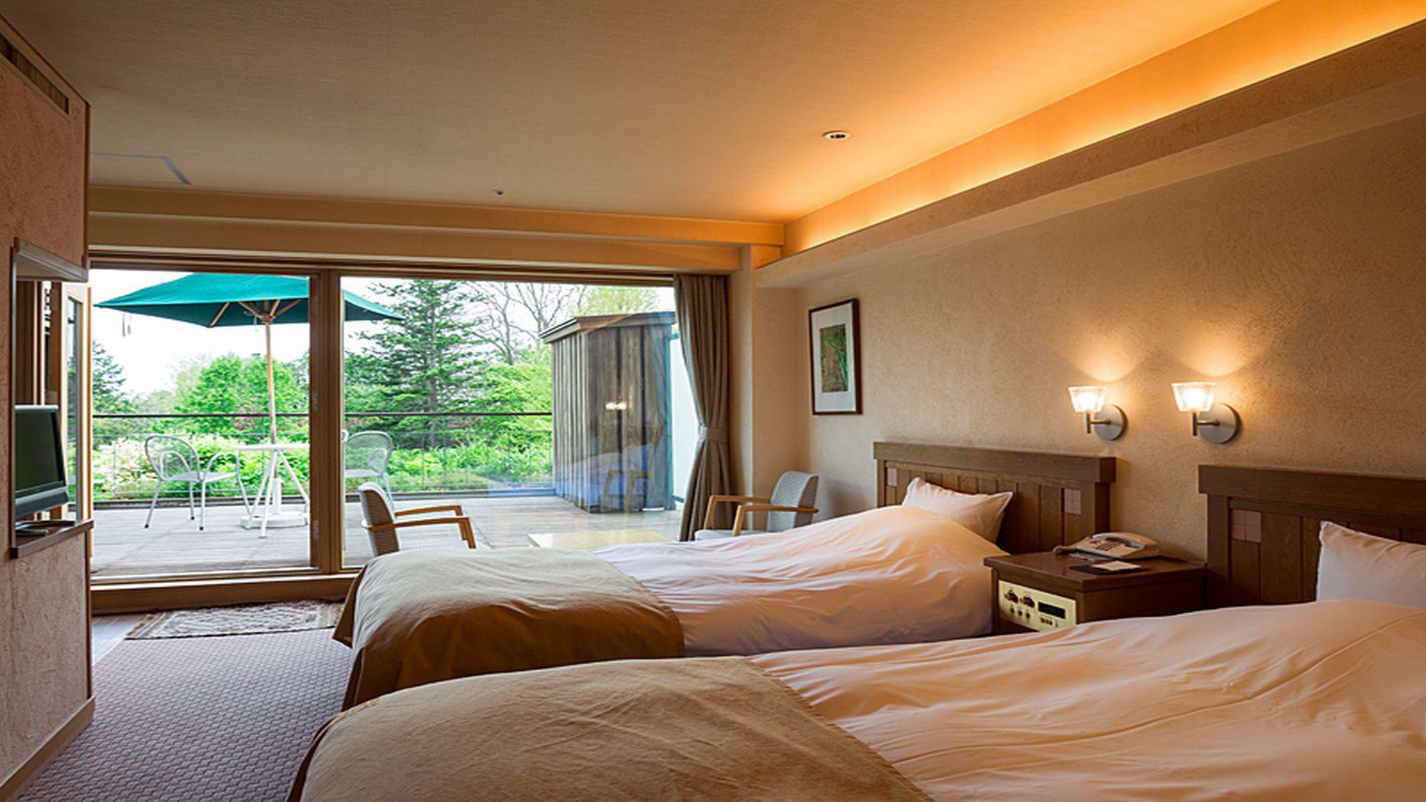 Room, Twin Beds, Terrace, Garden Wing