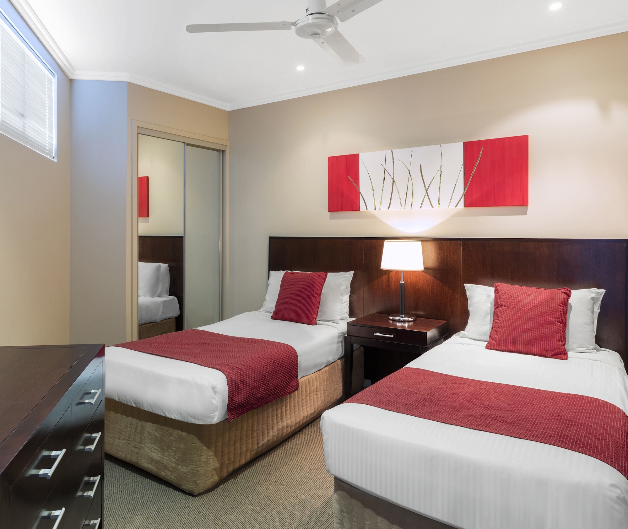 شقة بريميير بسرير كينج وسريرين منفصلين وسرير كوين بـ3 غرف نوم، Oaks Hervey Bay Resort and Spa 3/6