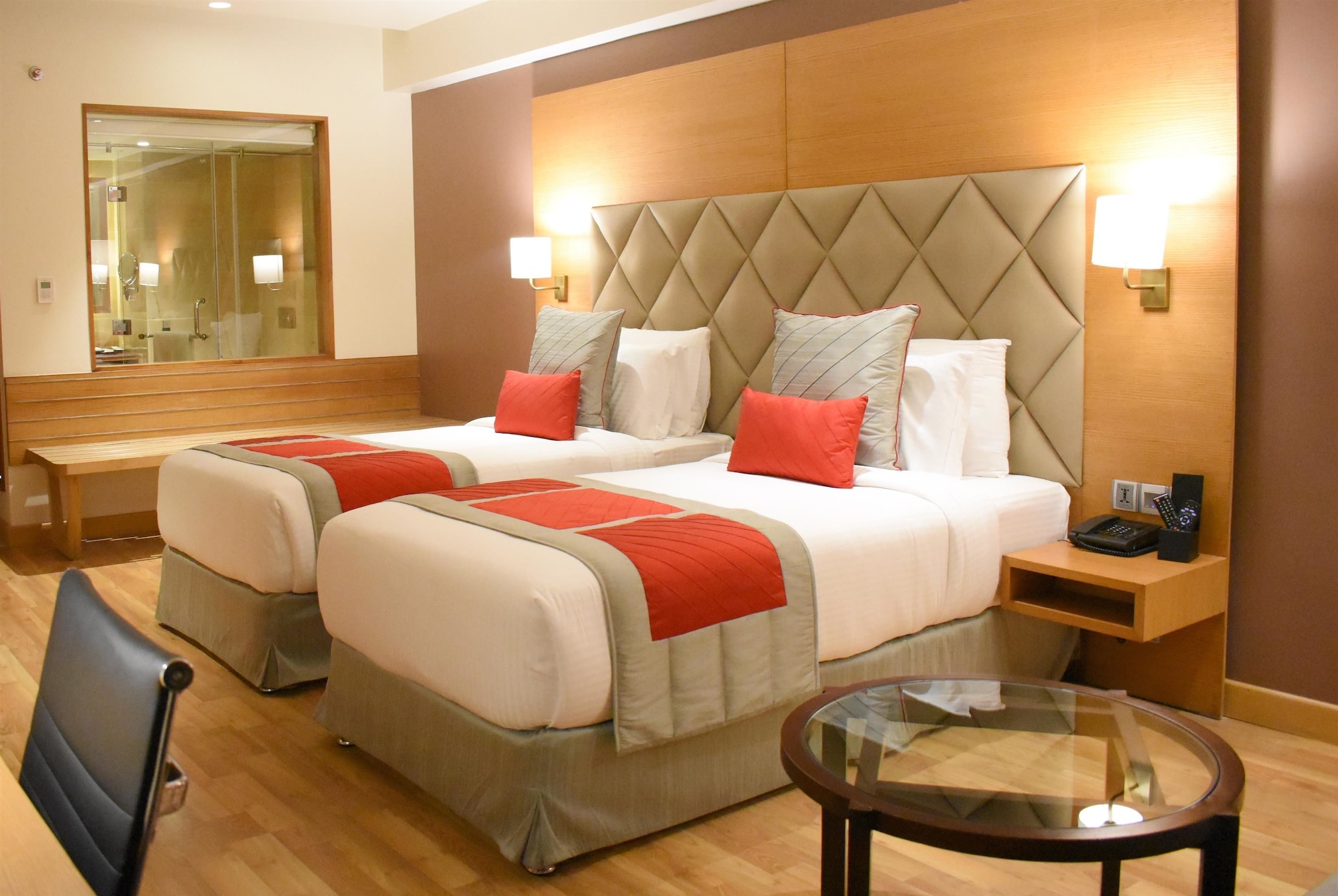 غرفة بريميوم بسريرين منفصلين، Ramada Darjeeling Gandhi Road 3/4