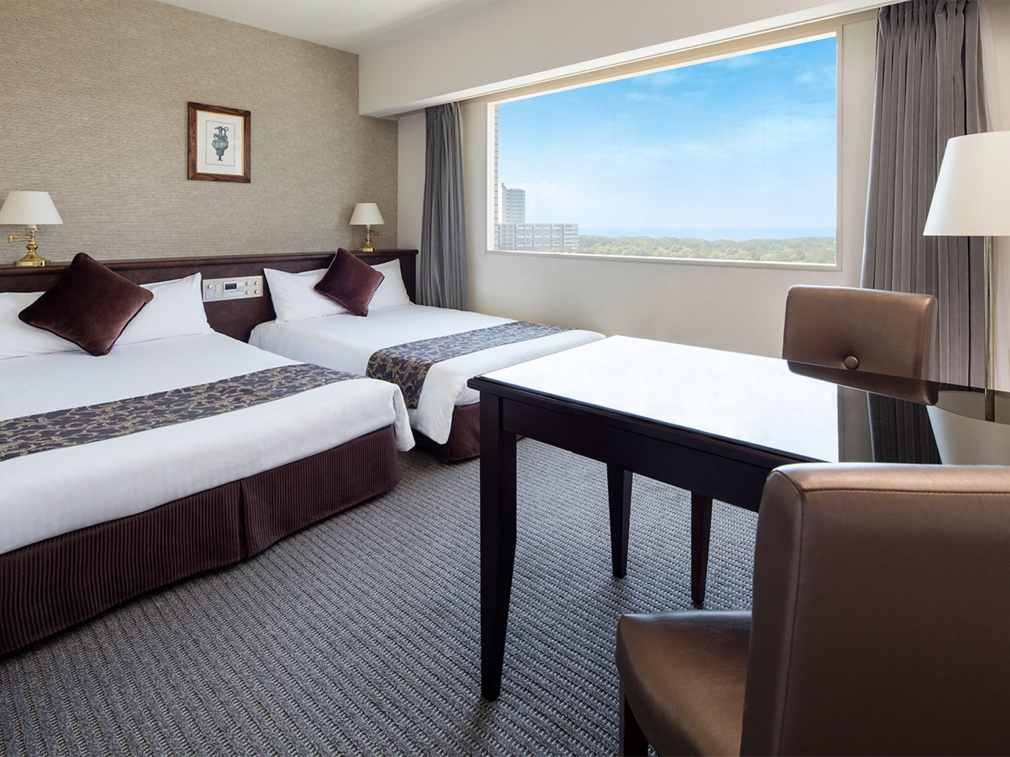 ROOM, SINGLE, TWIN BEDS