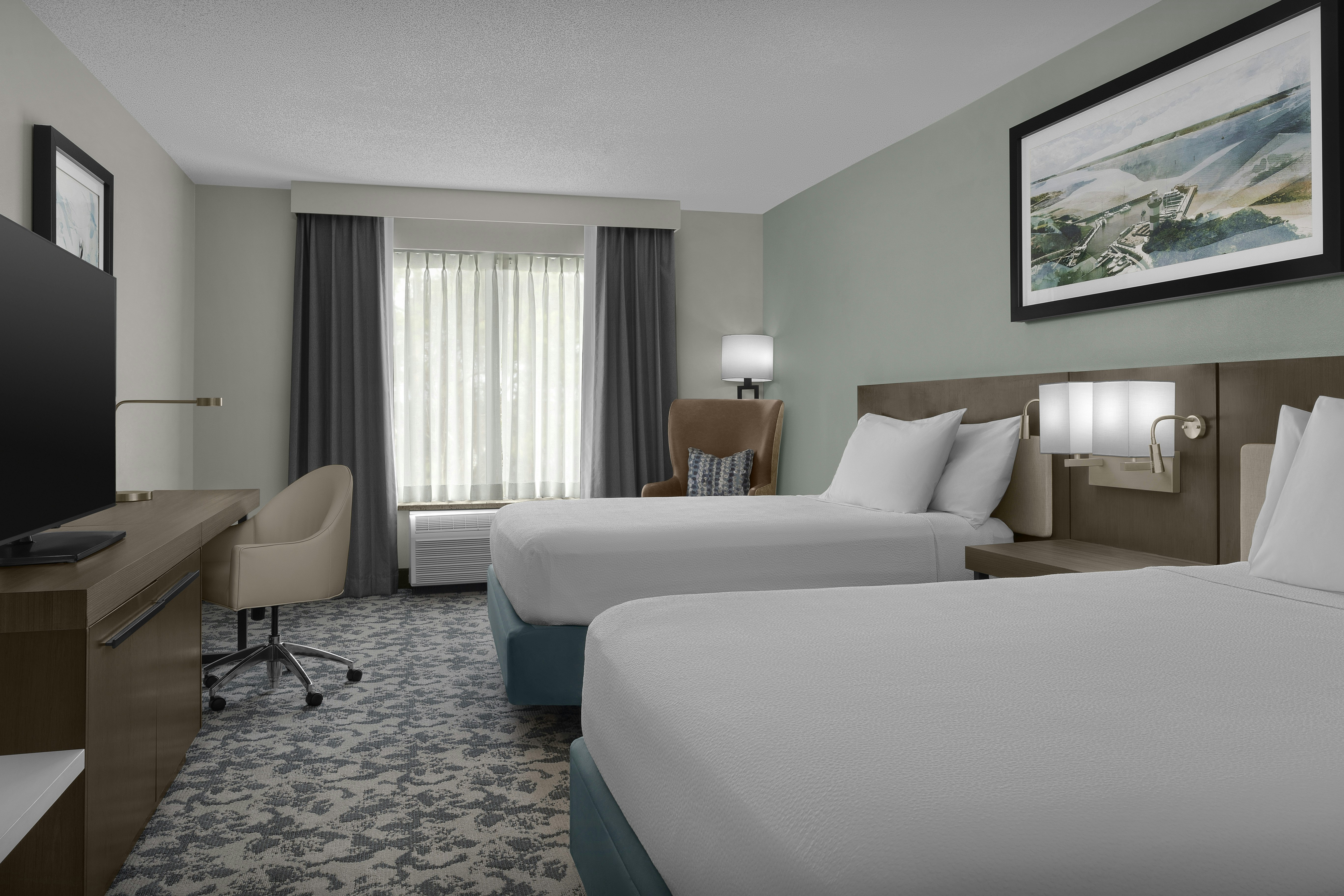 غرفة بسريرين كوين