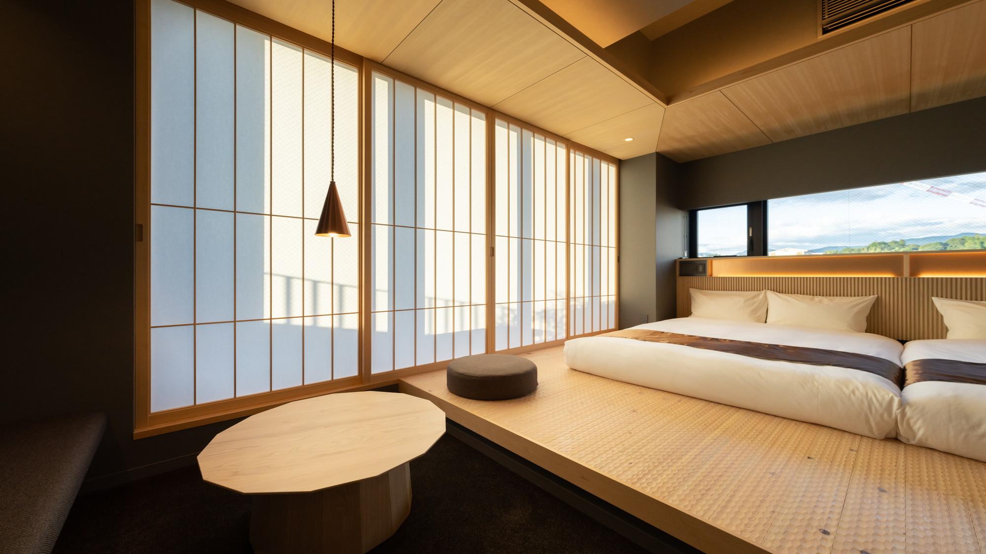 Room, Twin Beds, City View