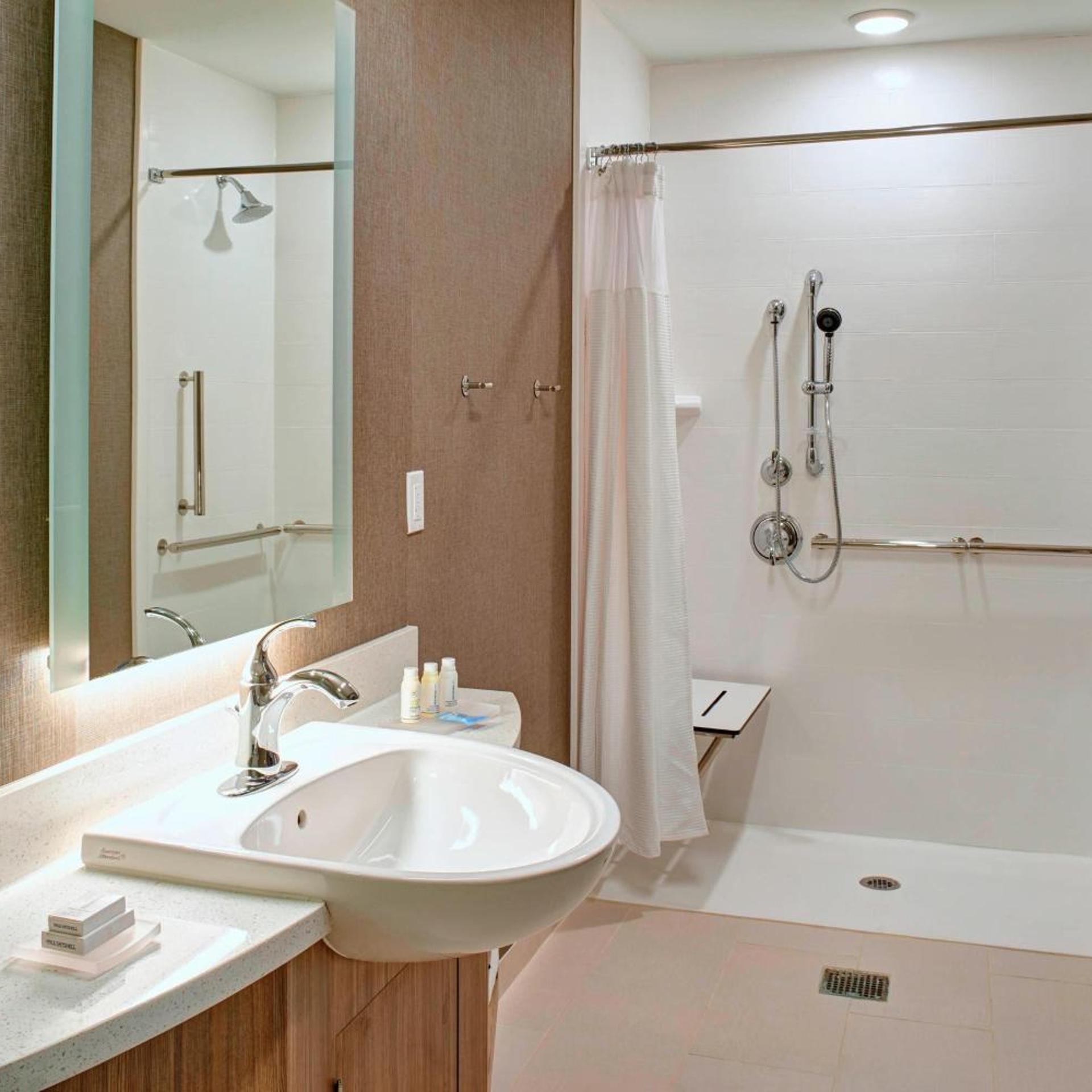 Suite, King Bed, Sofa, Accessible, Springhill Suites Grand Rapids West 7/10