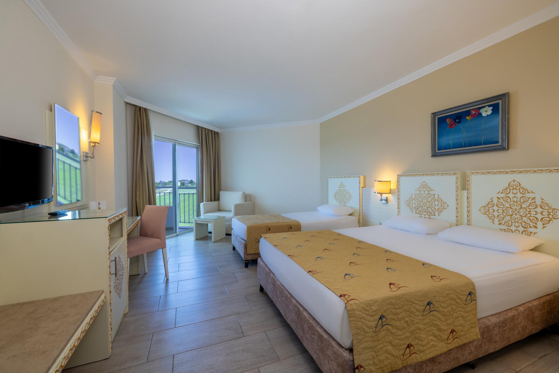 Room, Double Bed, Land View