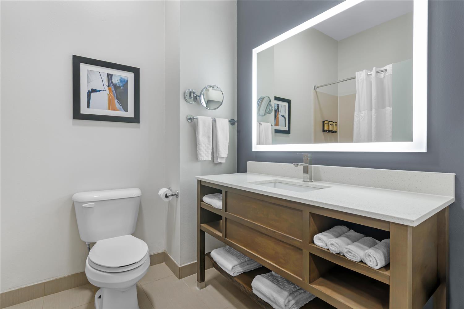 جناح بسرير كينج مع أريكة بمنطقة جلوس، Best Western Plus Washington Hotel 3/3