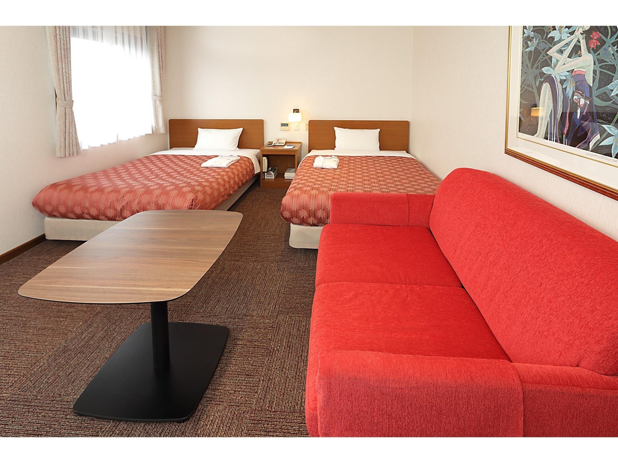 Room, Twin Beds, No Parking