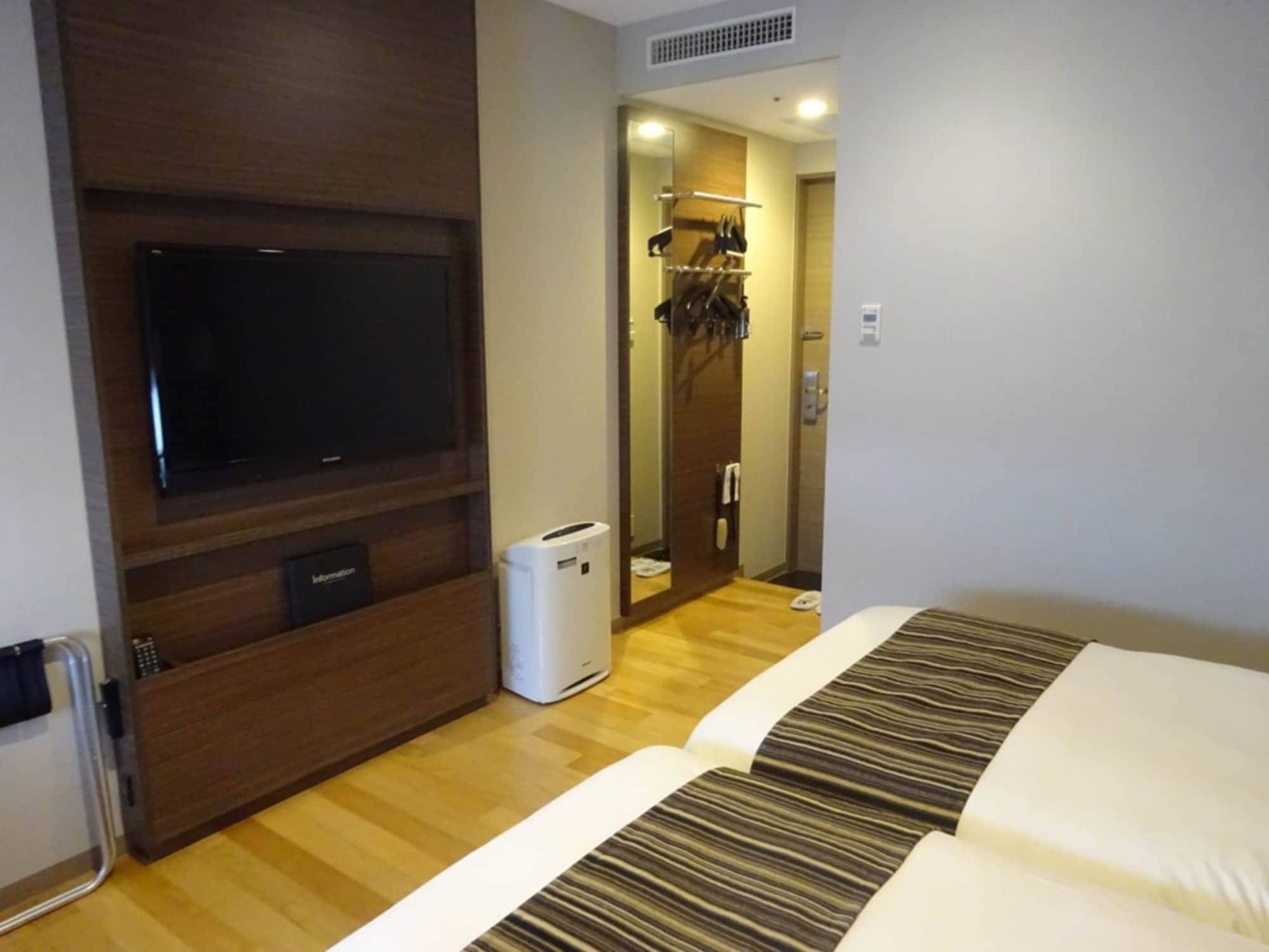 غرفة ركنية بسريرين منفصلين، Jr West Group Via Inn Okayama 9/10