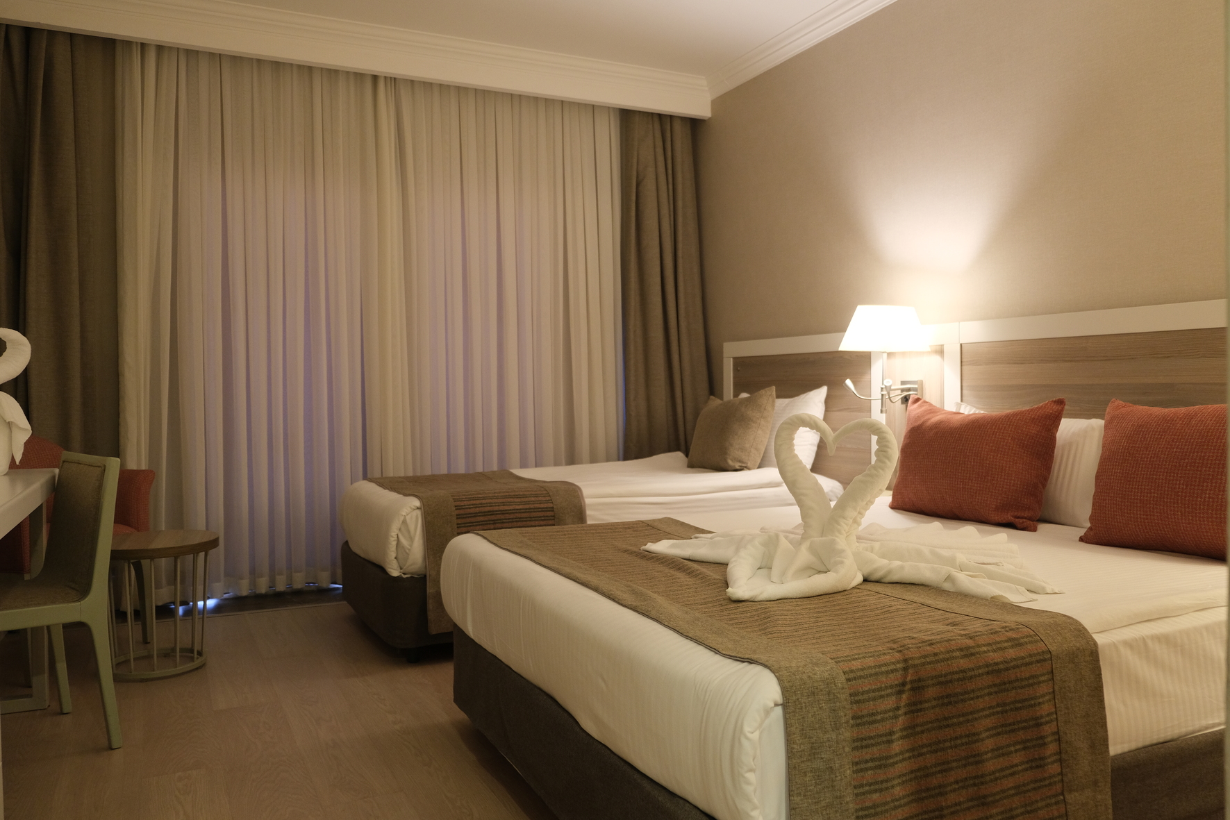 Room, Double Bed, Land View