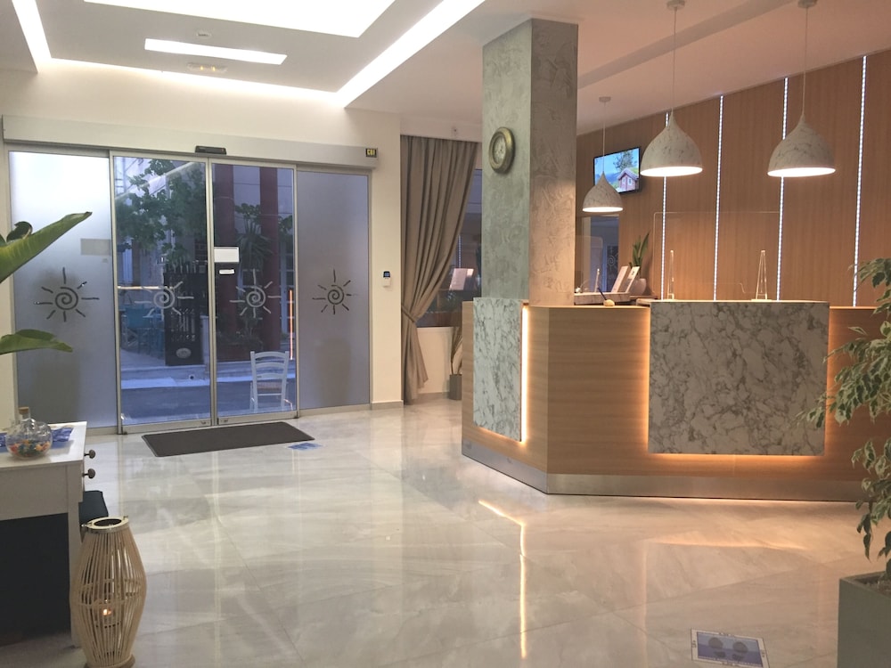 Lobby at Voula Hotel, HERSONISSOS