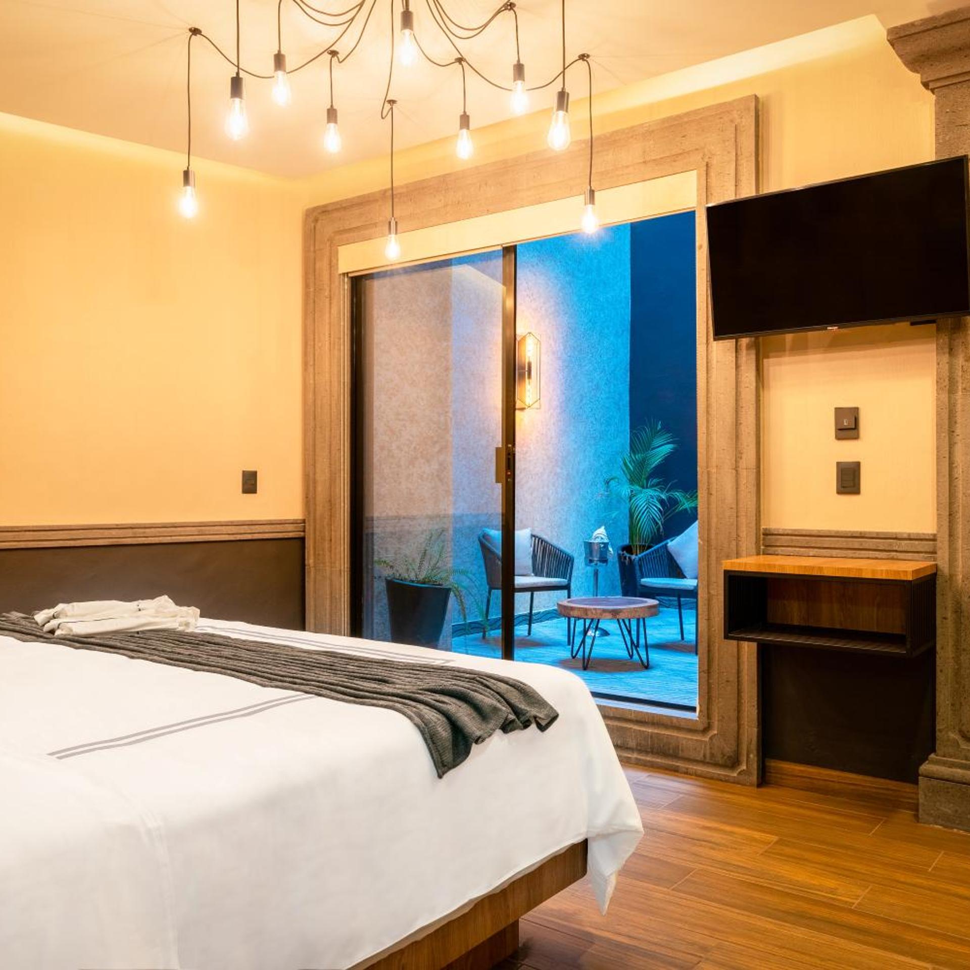 Room, Double Bed, Patio