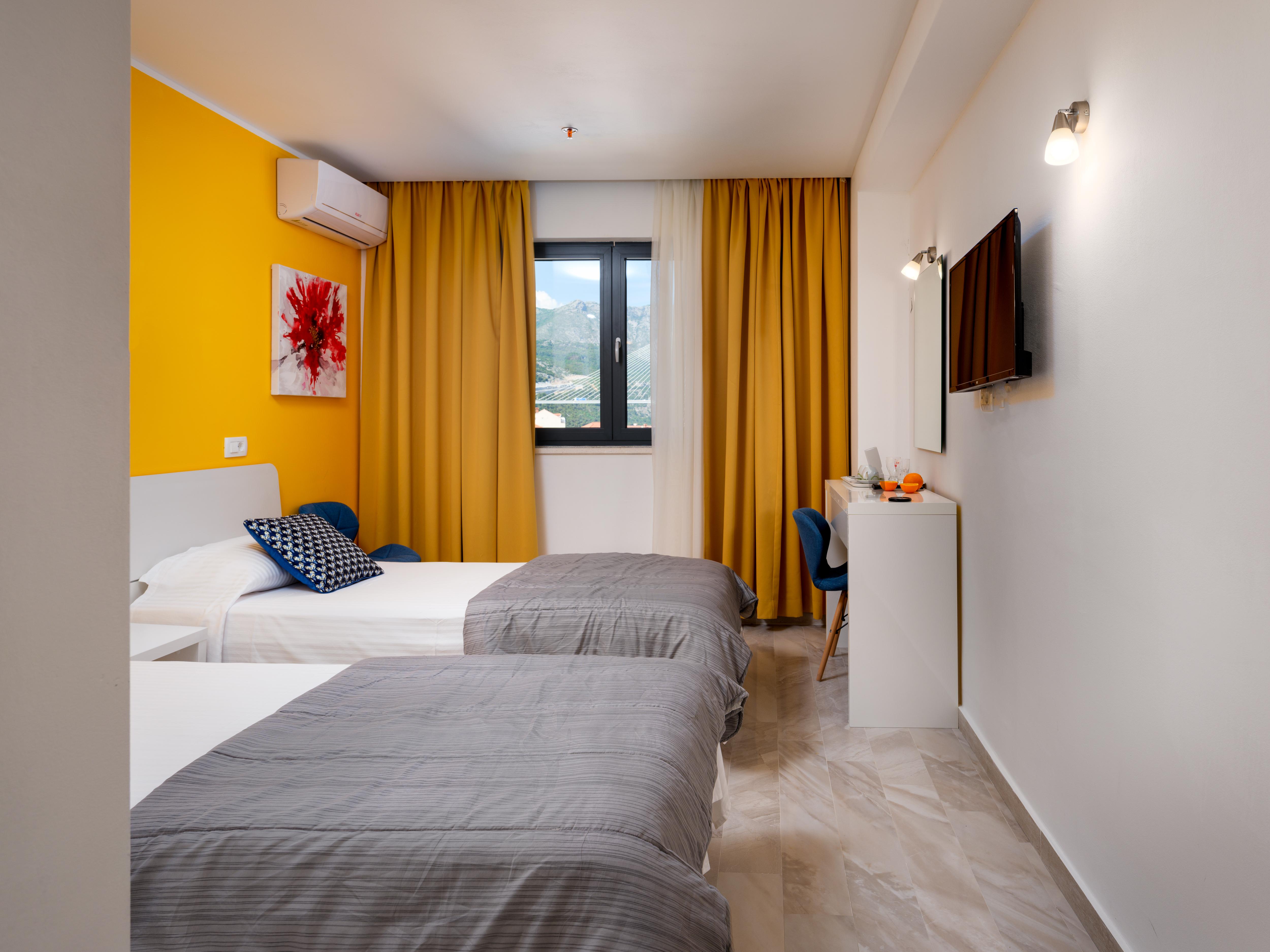 Room, Double or Twin Bed, Balcony