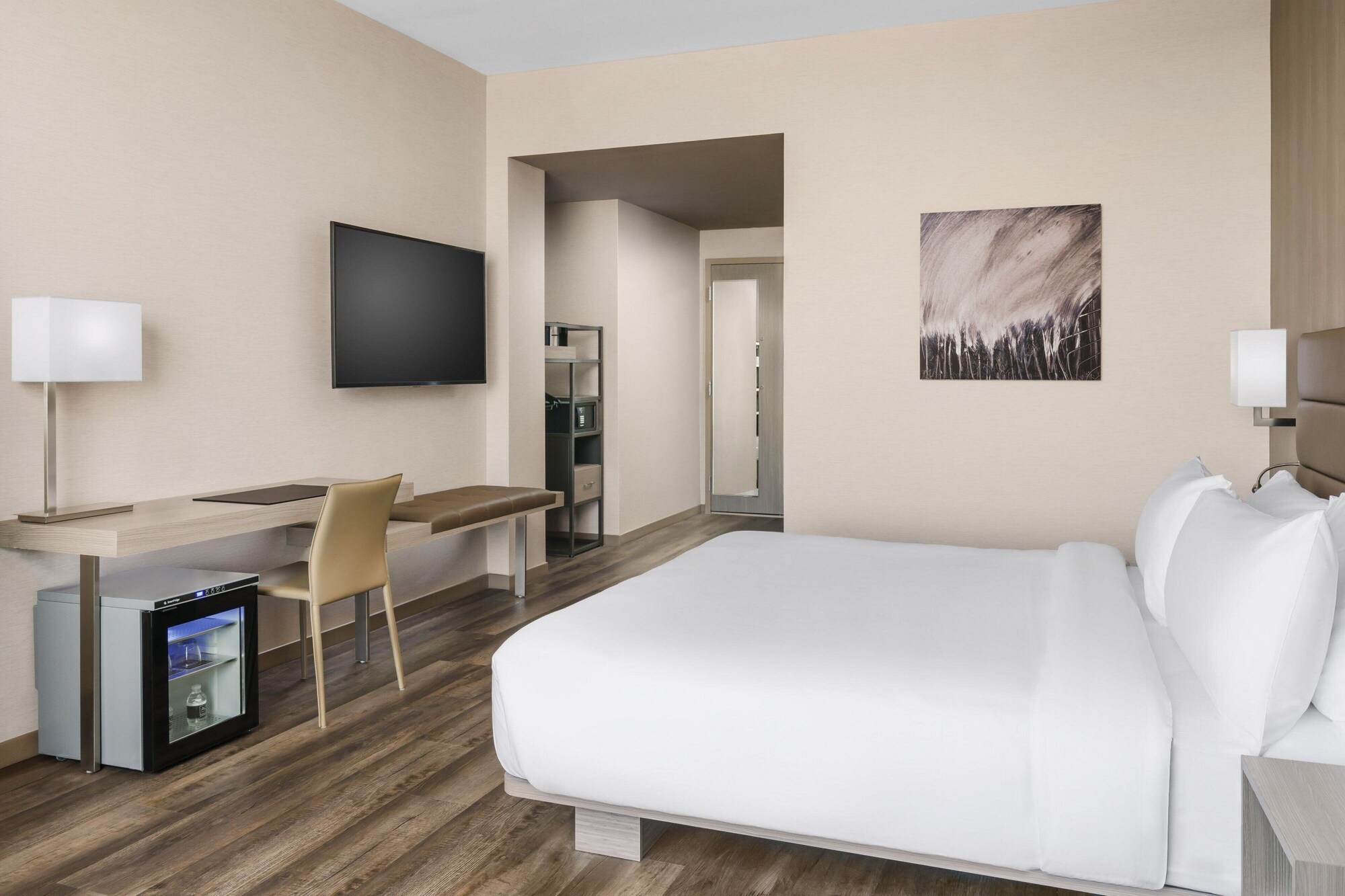 غرفة بسرير كينج بإطلالة على المدينة لذوي الإعاقة، AC Hotel by Marriott Bethesda Downtown 4/5