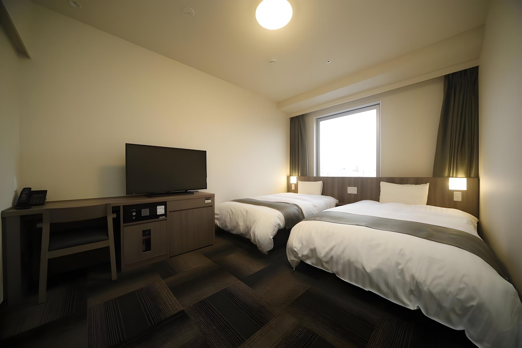 Moderate, 2 Double Beds