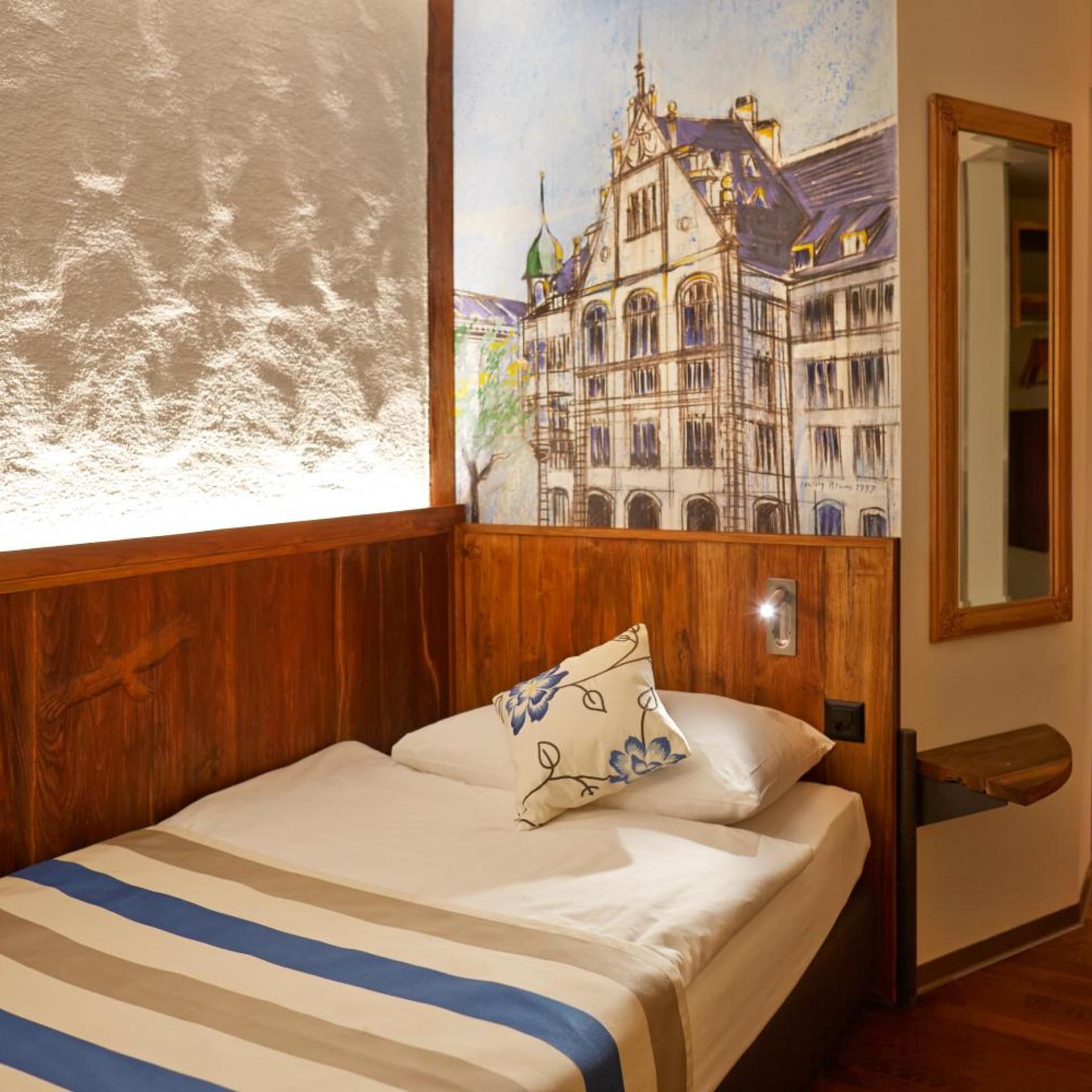 غرفة قياسية مفردة، Hotel Adler Zurich 6/7