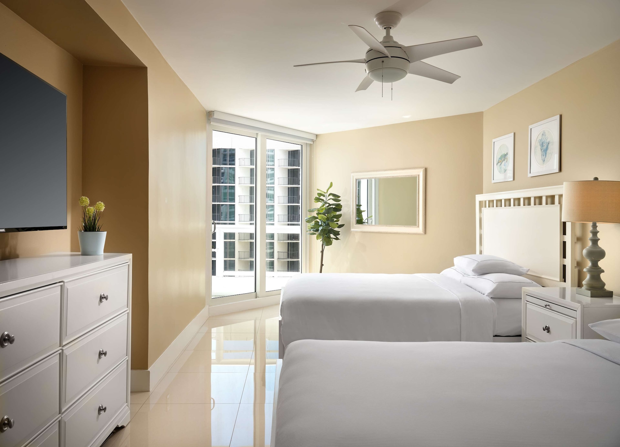 ROOM, 2 DOUBLE BEDS, PARK VIEW, BALCONY