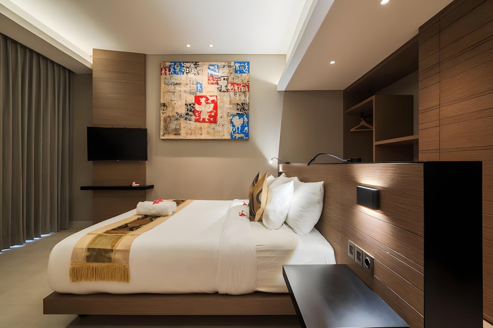 جناح جونيور بسرير مزدوج بإطلالة على البحر، Padma Sari Hotel 3/3