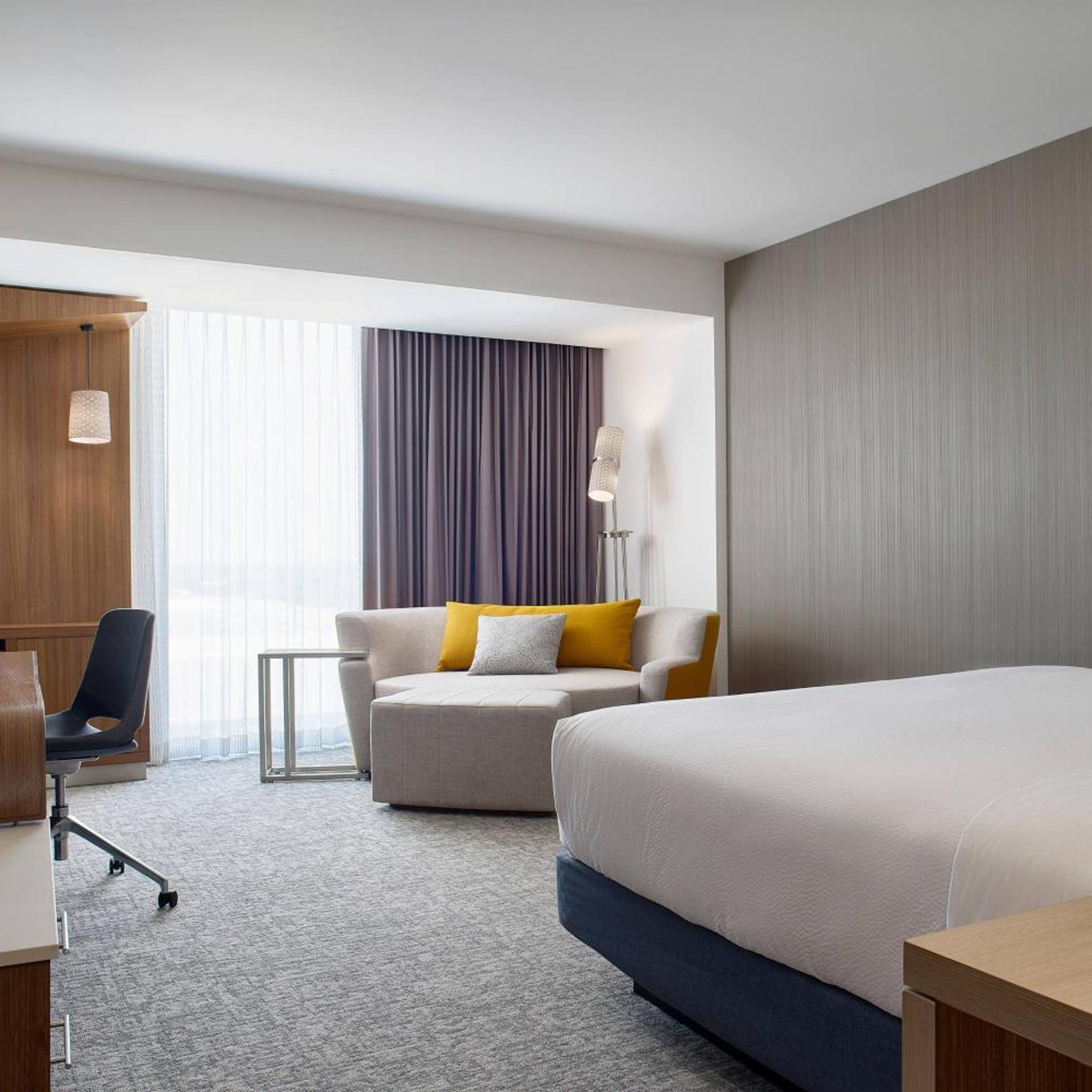 Guest Room, Standard, King Bed, City View