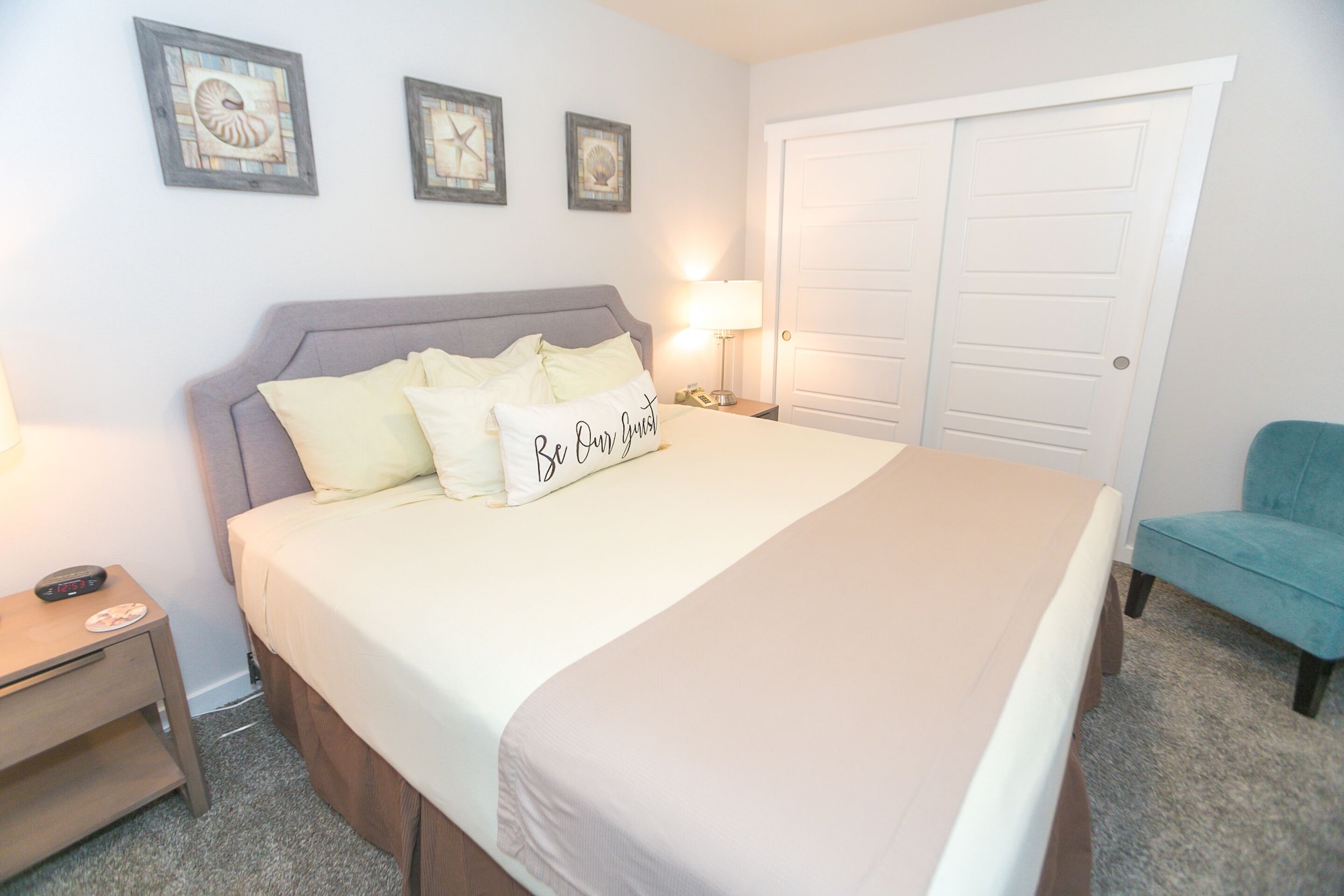 1 Bedroom, Signature, Unit, King Bed, Pool View, Sofa, Kitchen