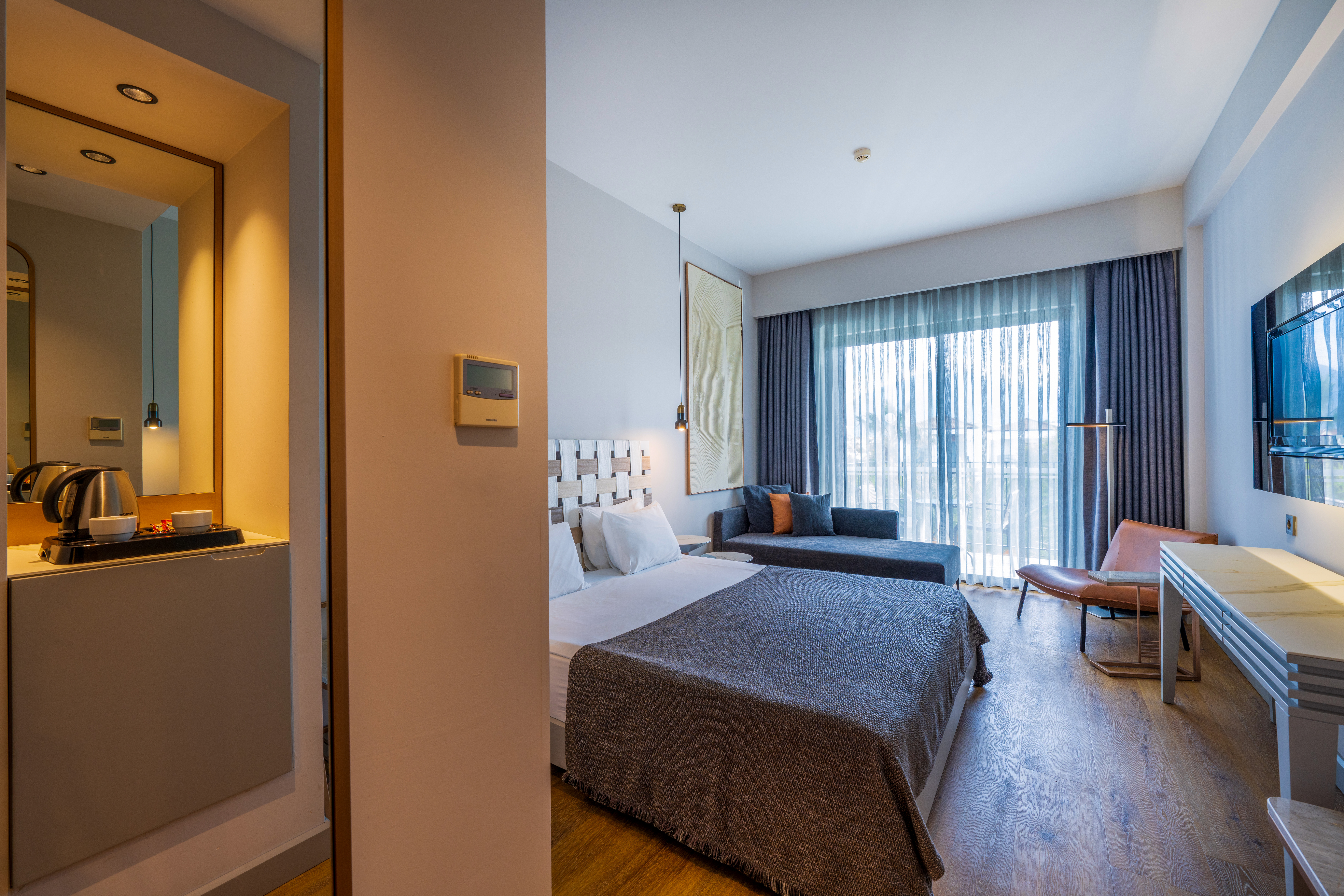 غرفة بسرير مزدوج بإطلالة على المسبح، Jiva Beach Resort 5/8