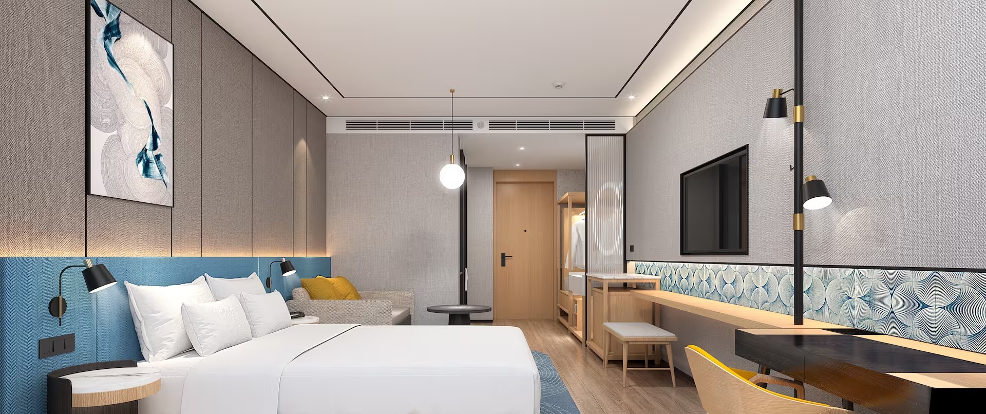 DELUXE, KING BED